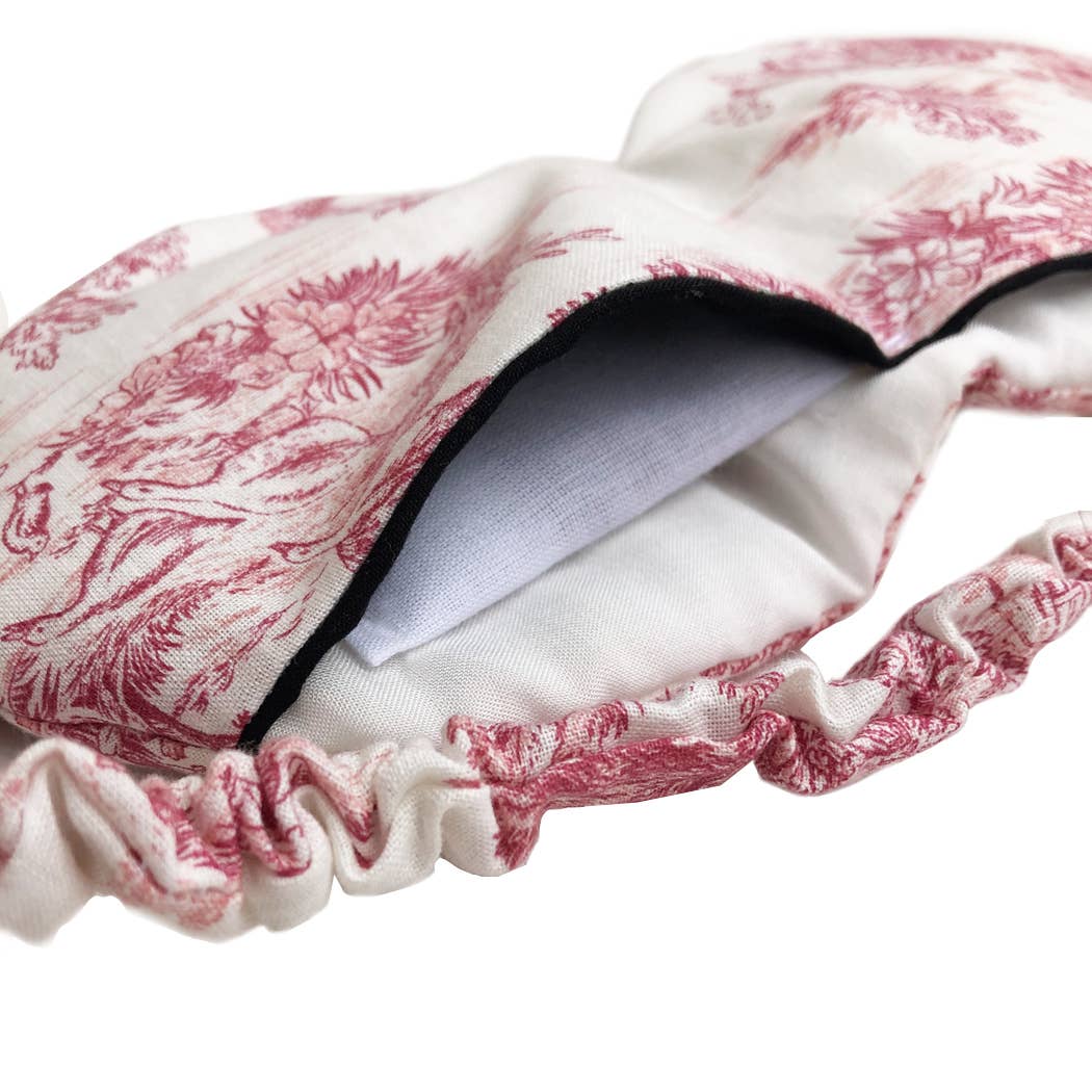 EYE MASK | Red Toile