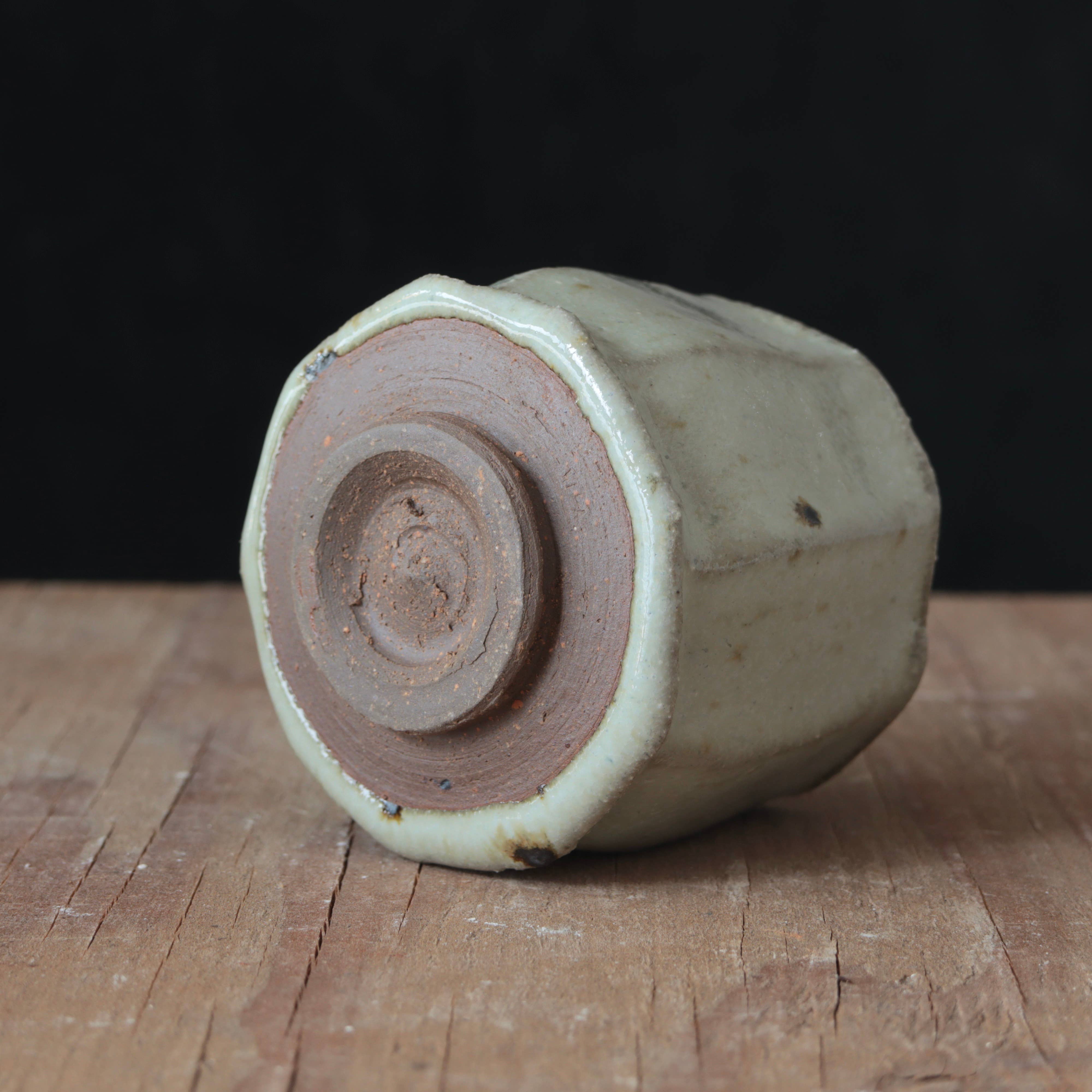 Wild Clay and Glaze Sake Cup Nuka White