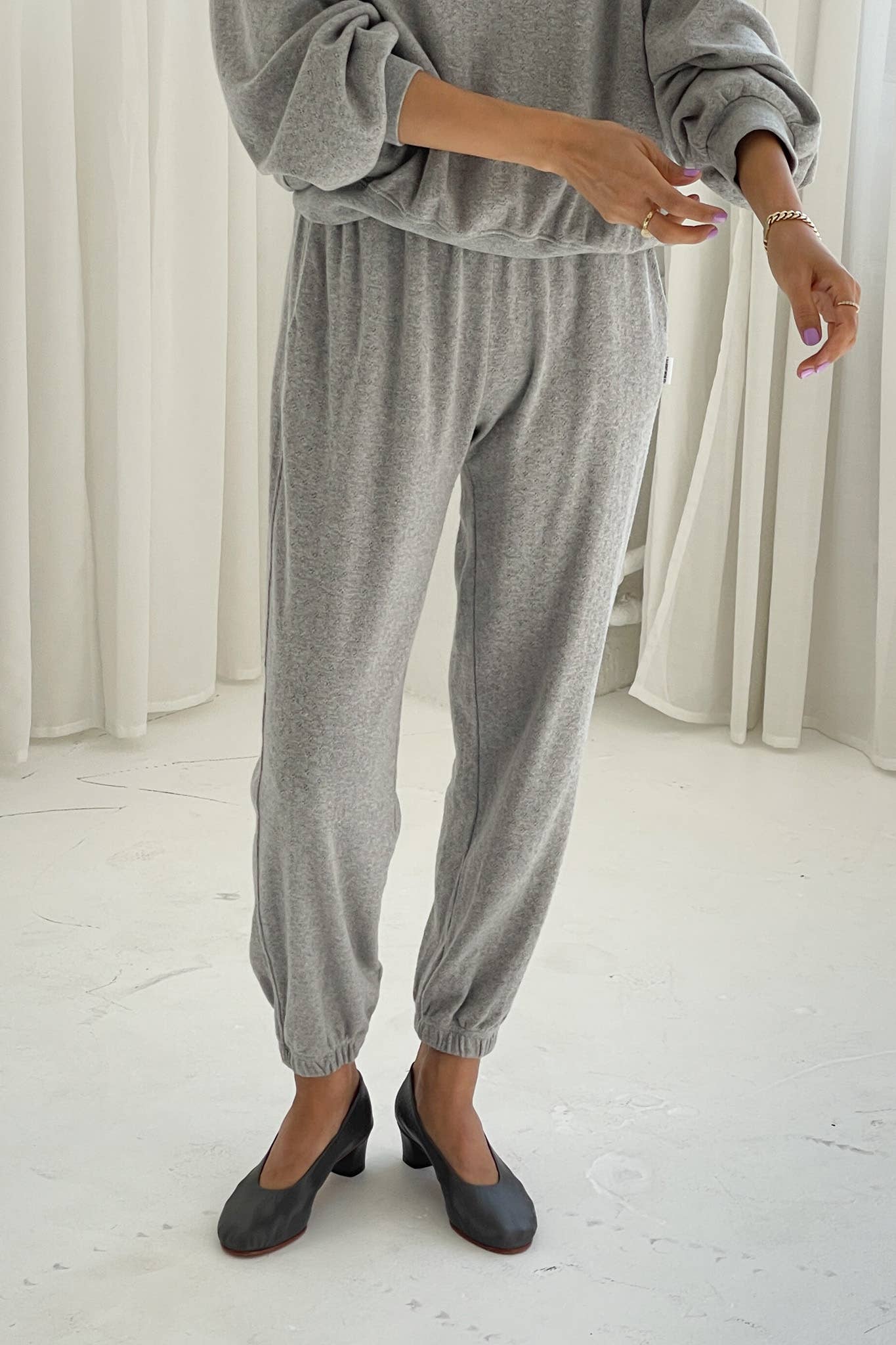 Pointelle Serene Jogger