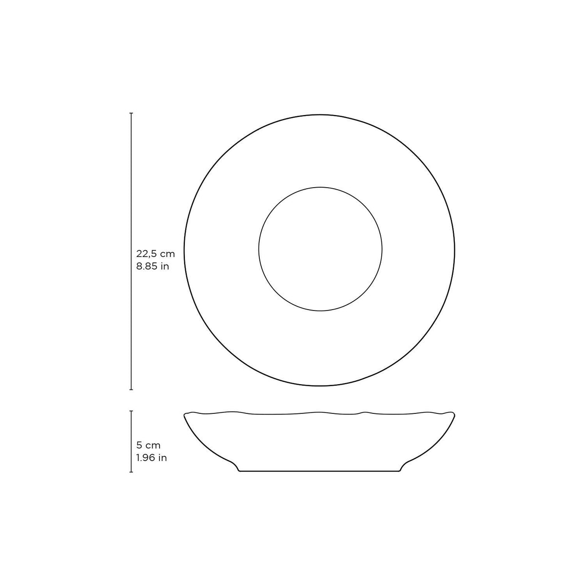 Salad Bowl 28 Oz Ceramic Home Decor, Latte