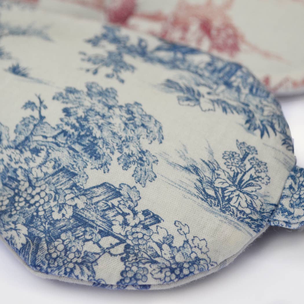 EYE MASK | Toile de Jouy Blue