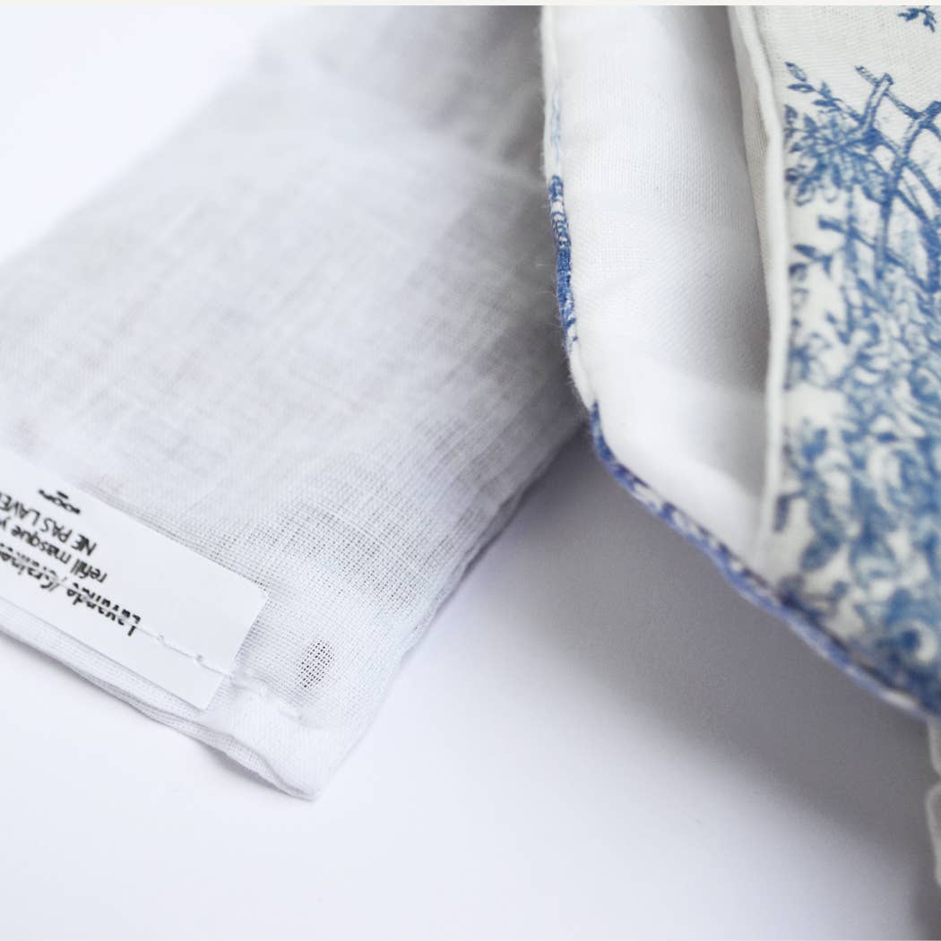 EYE MASK | Toile de Jouy Blue