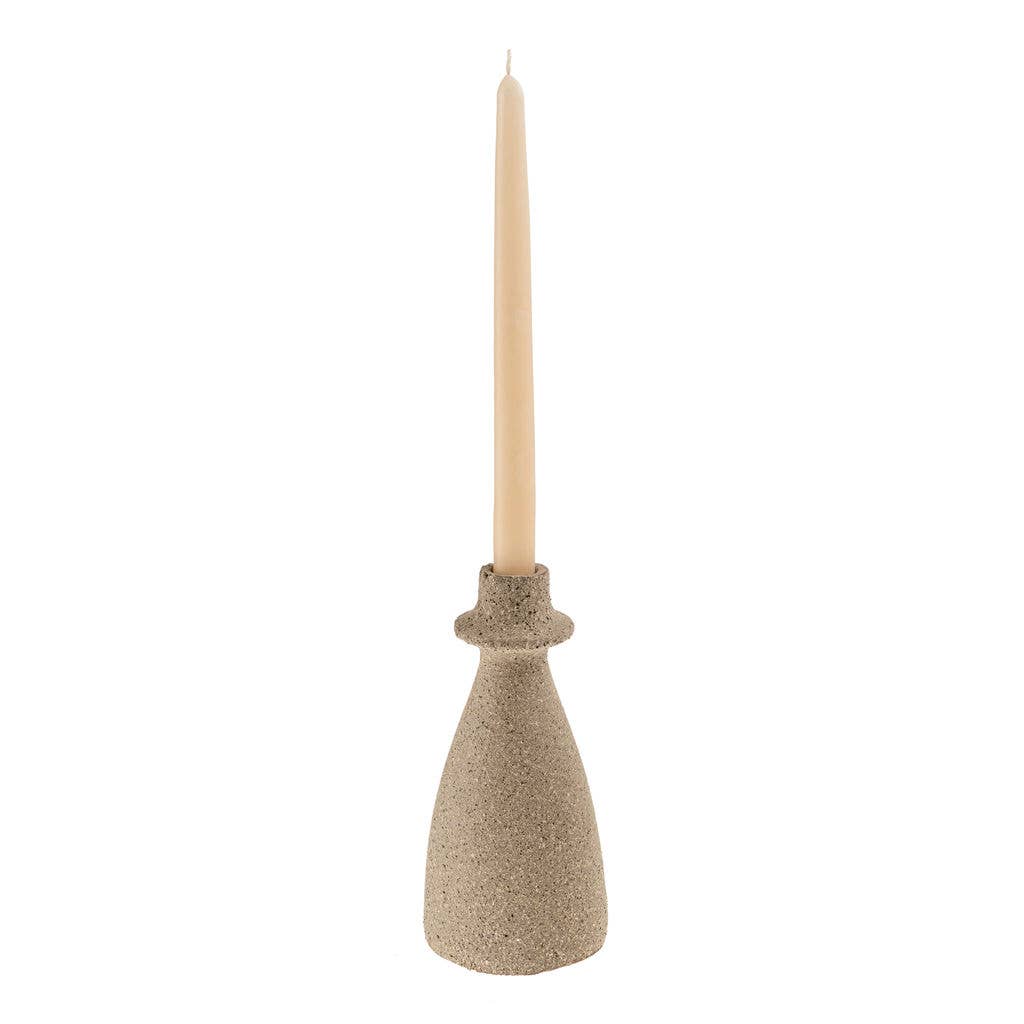Arta Terracotta Candle Holder L, Sand
