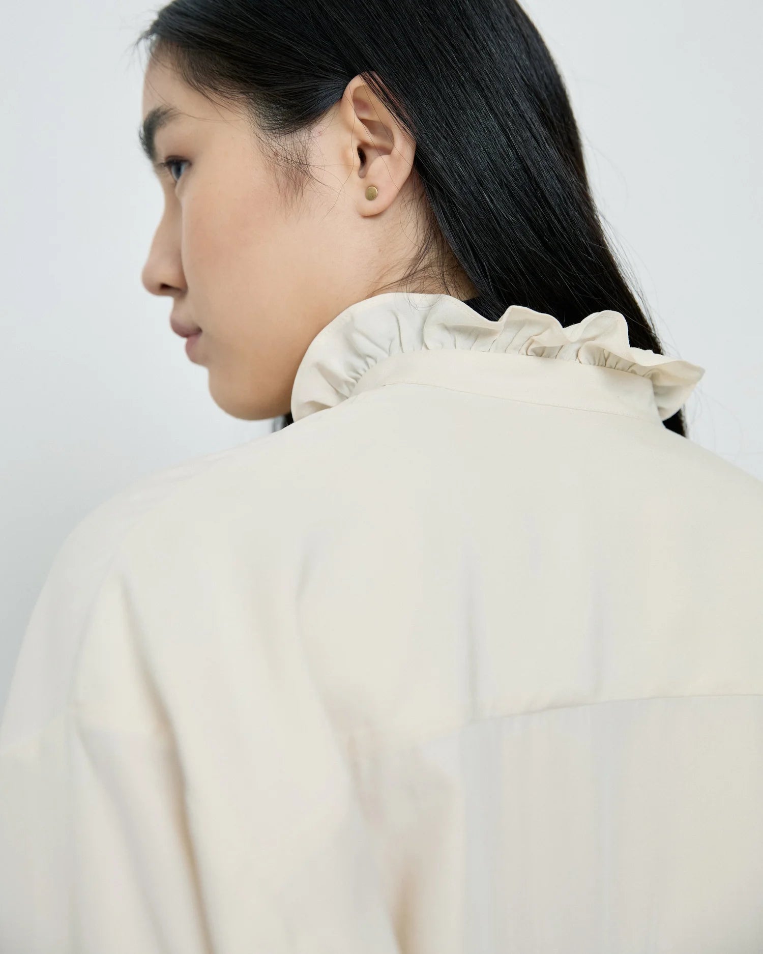 Ella Raw White Shirt