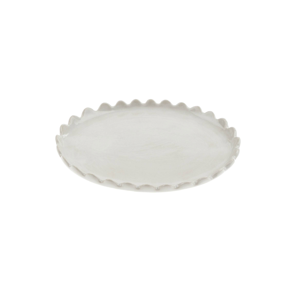 Scalloped Oval Plate S