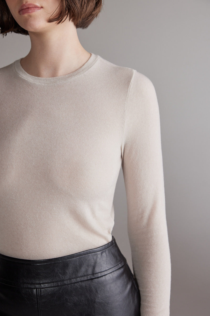 Wool Blend Knit Top