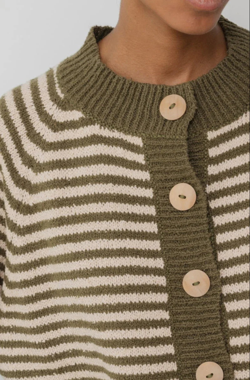 Striped Bomber : Olive