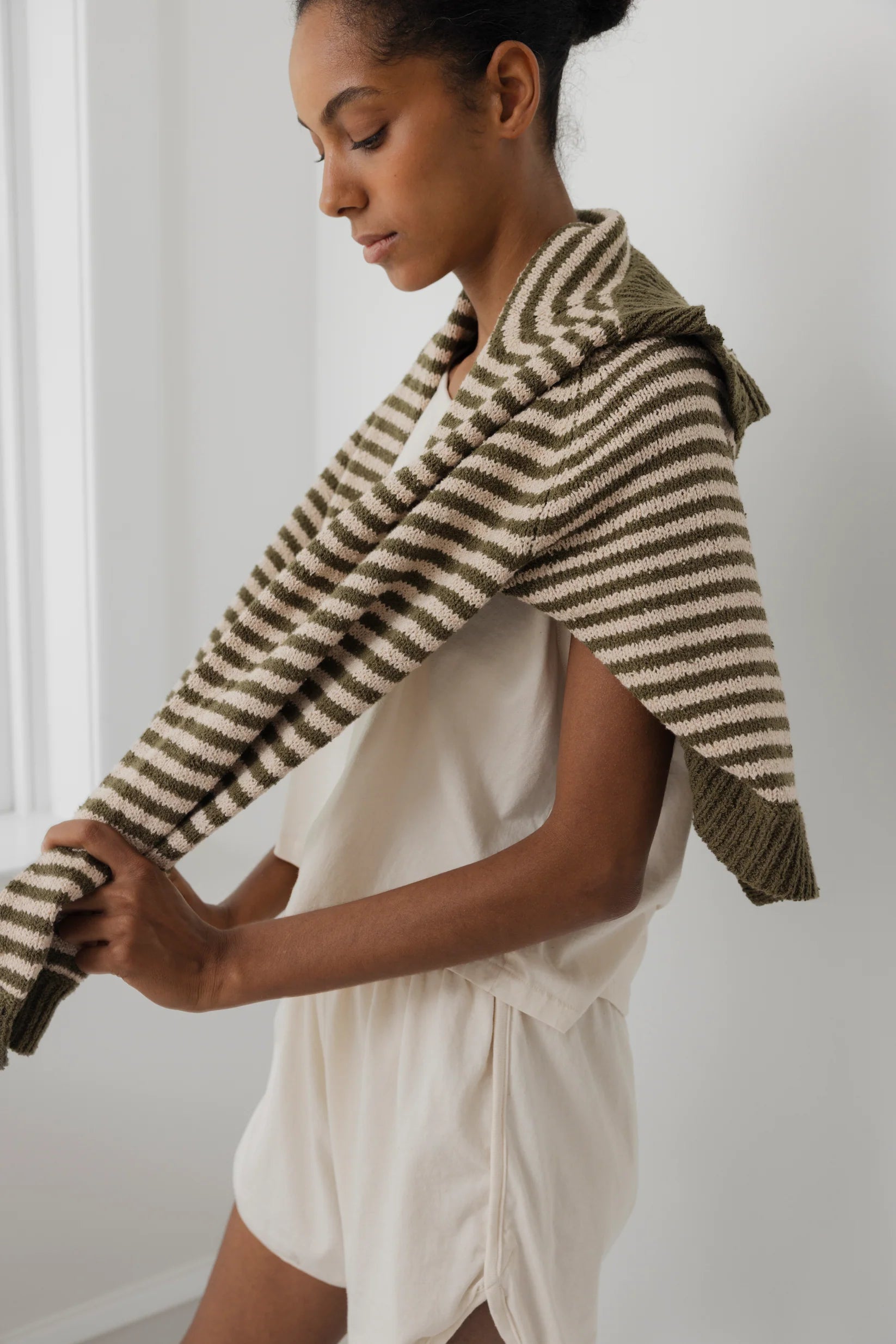 Striped Bomber : Olive