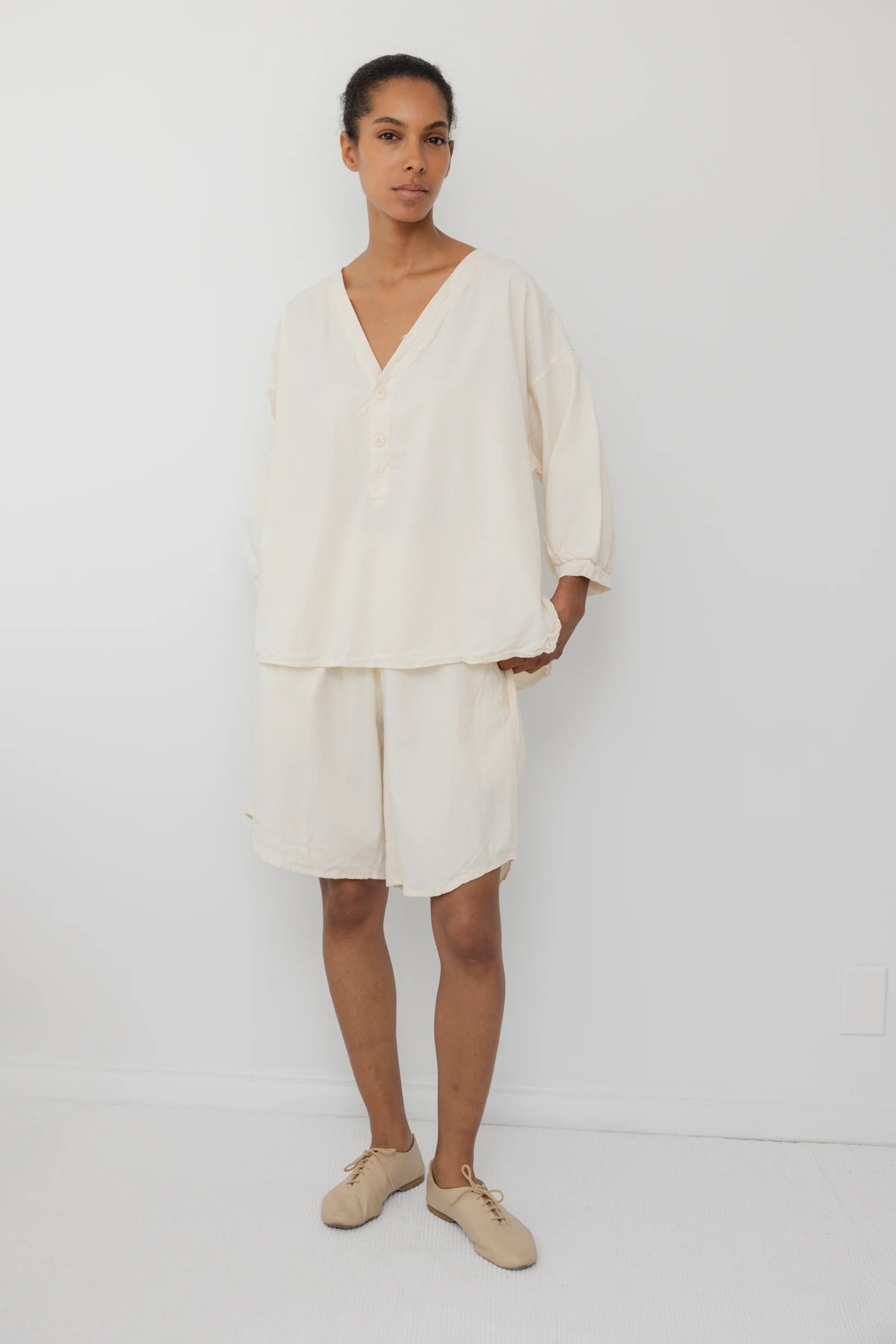 Woven Popover : Natural
