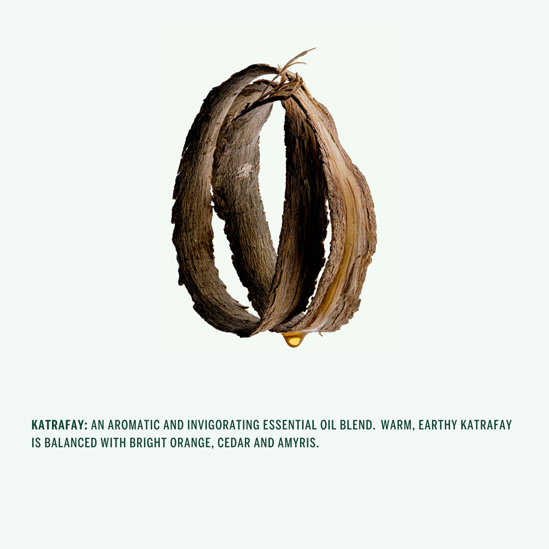 BODY SCRUB: Katrafay (2oz) - Katrafay, Amyris,
Cedar, Orange