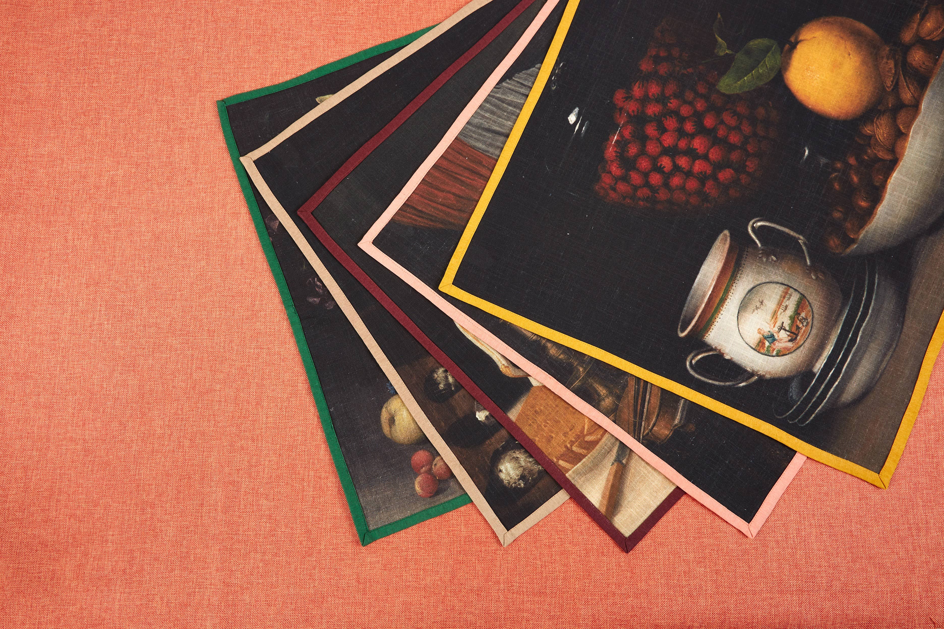 Fruits and Flowers Tea Towel