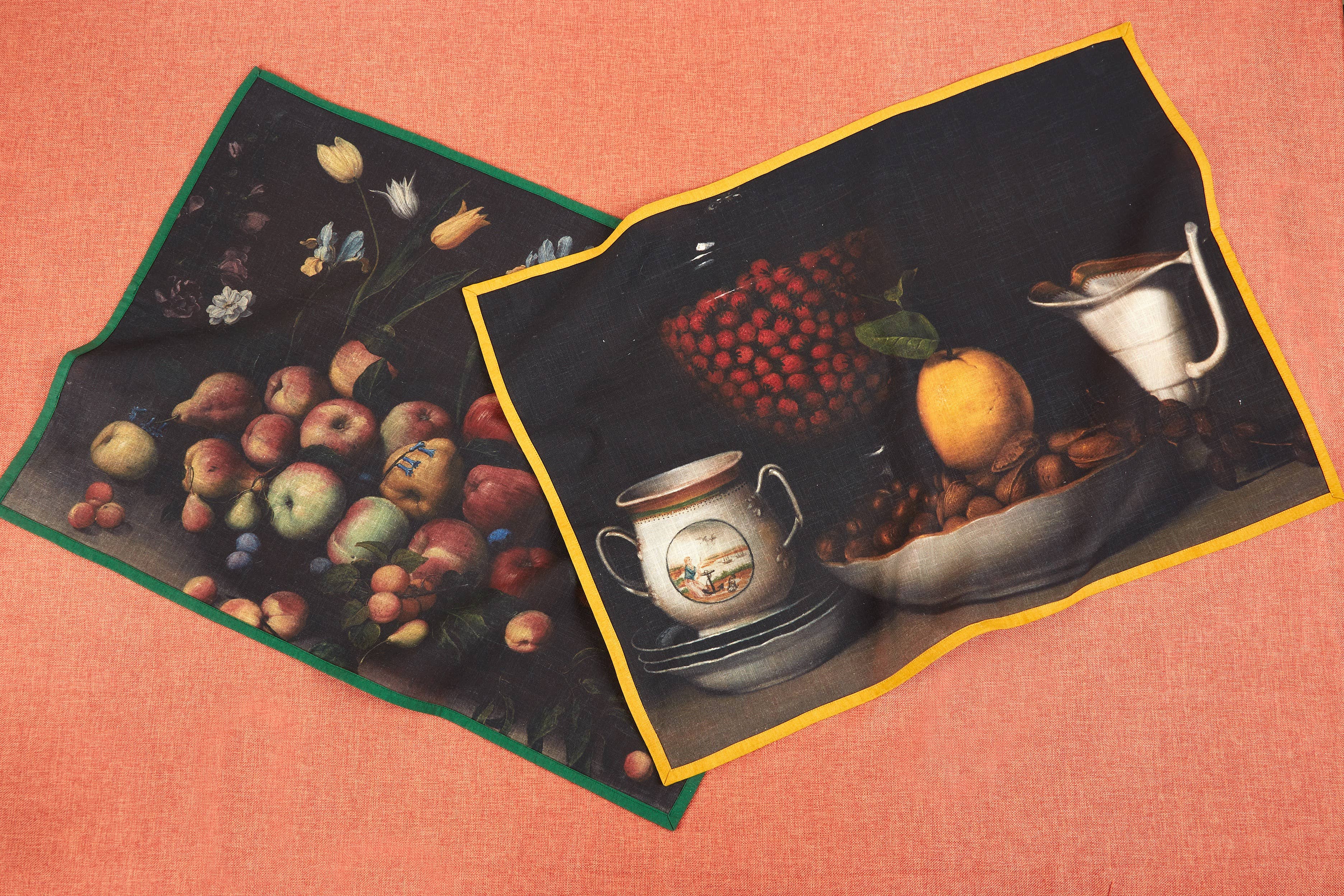 Fruits and Flowers Tea Towel