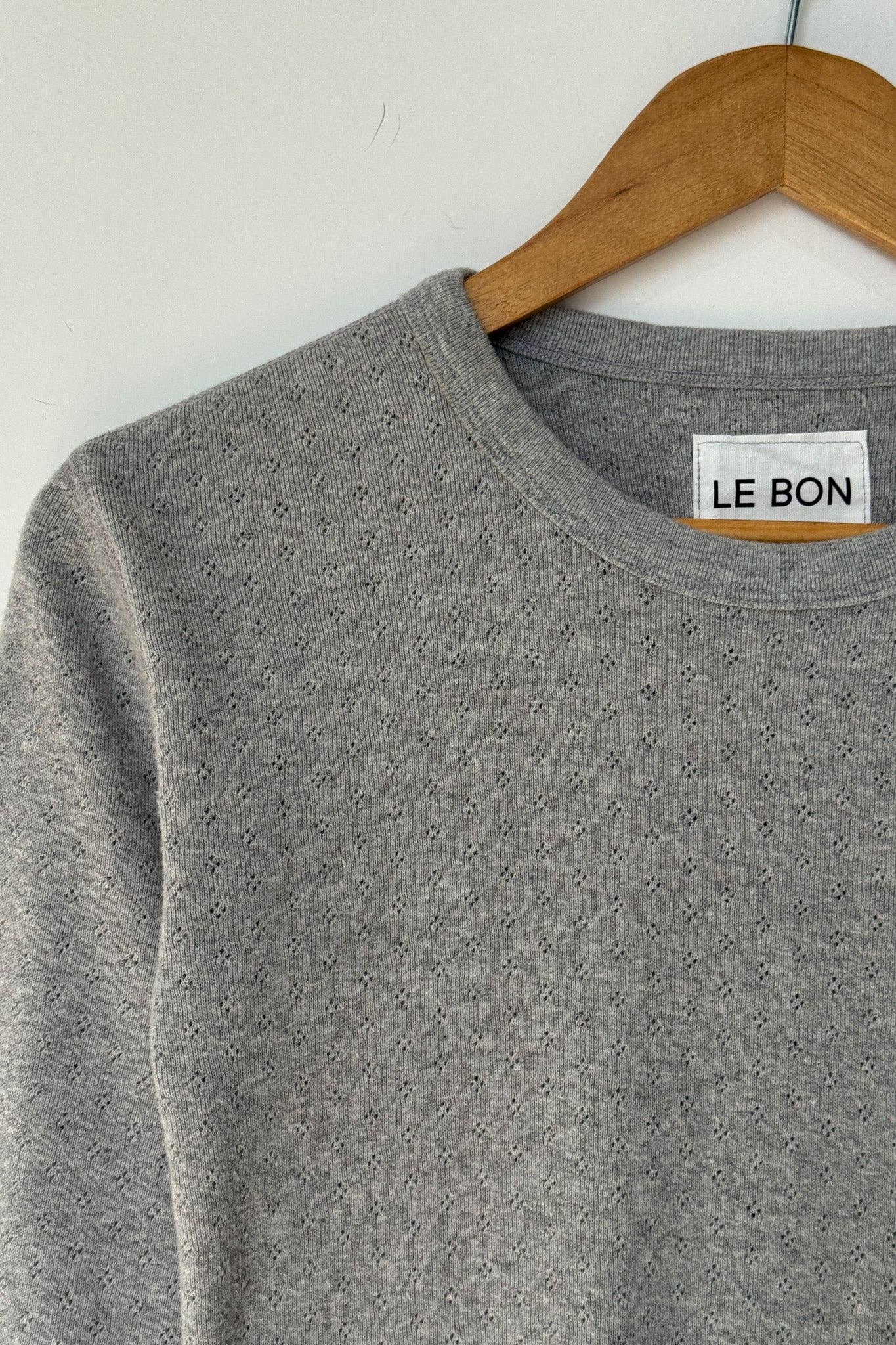 Pointelle Fundamental Tee
