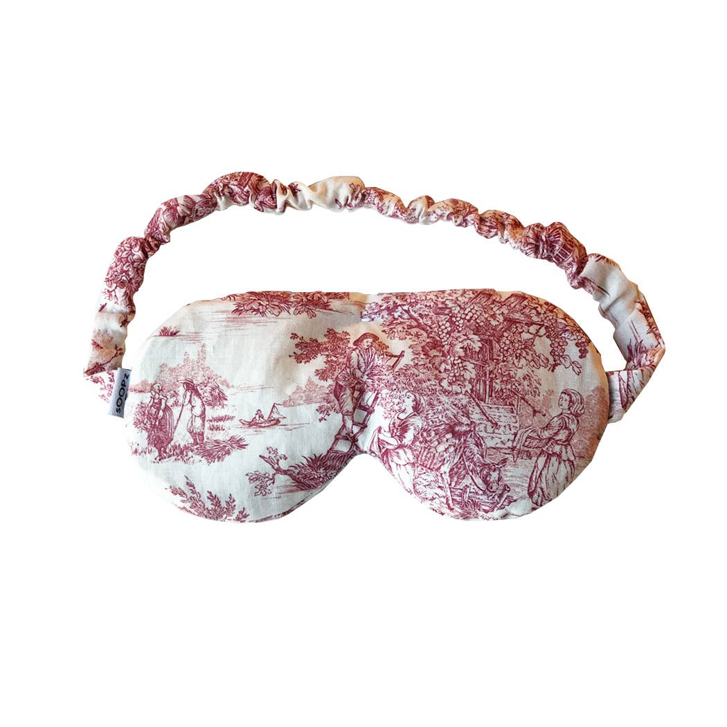 EYE MASK | Red Toile