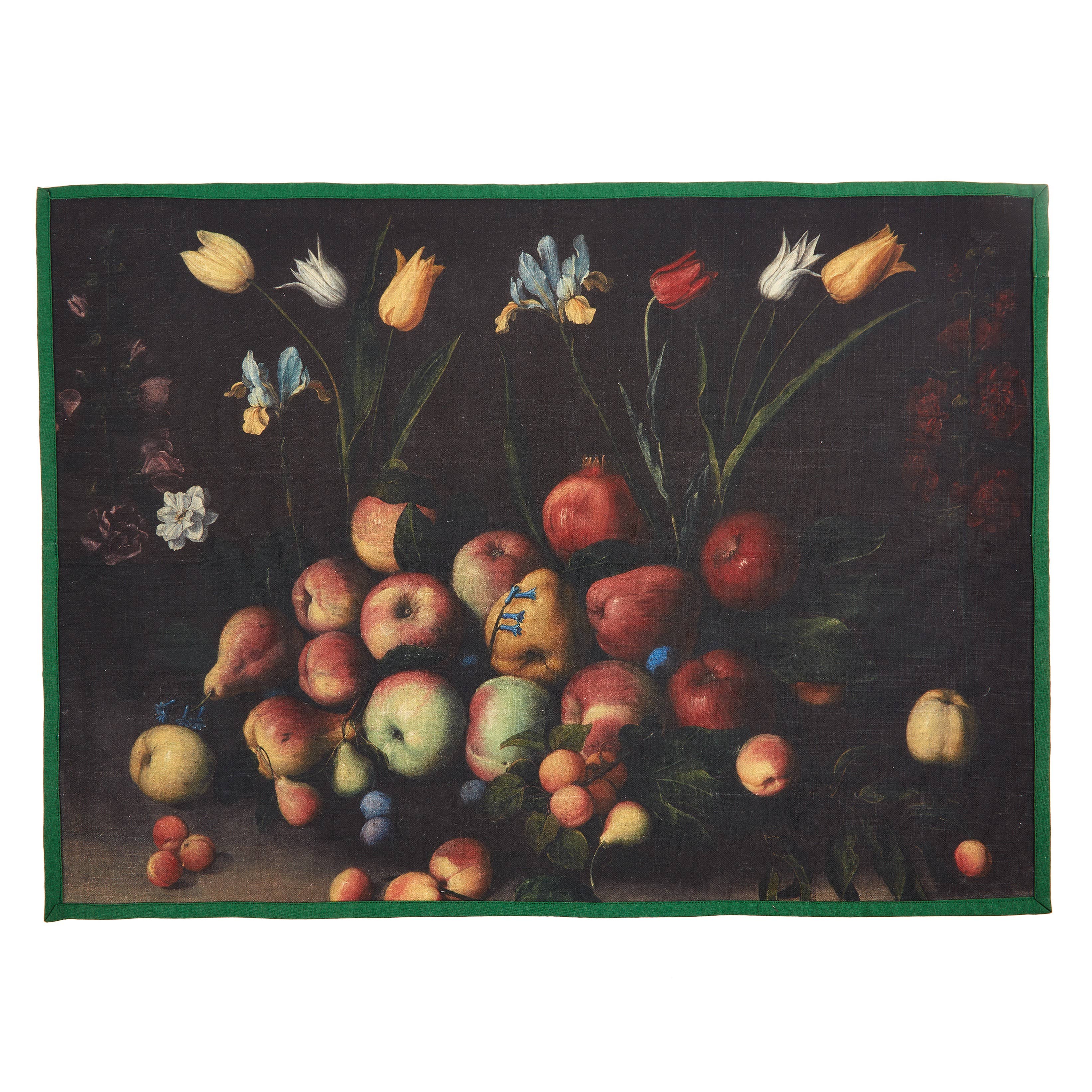 Fruits and Flowers Tea Towel