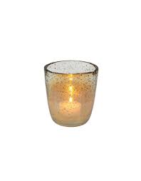 Bubble Glass Votive L, Pink