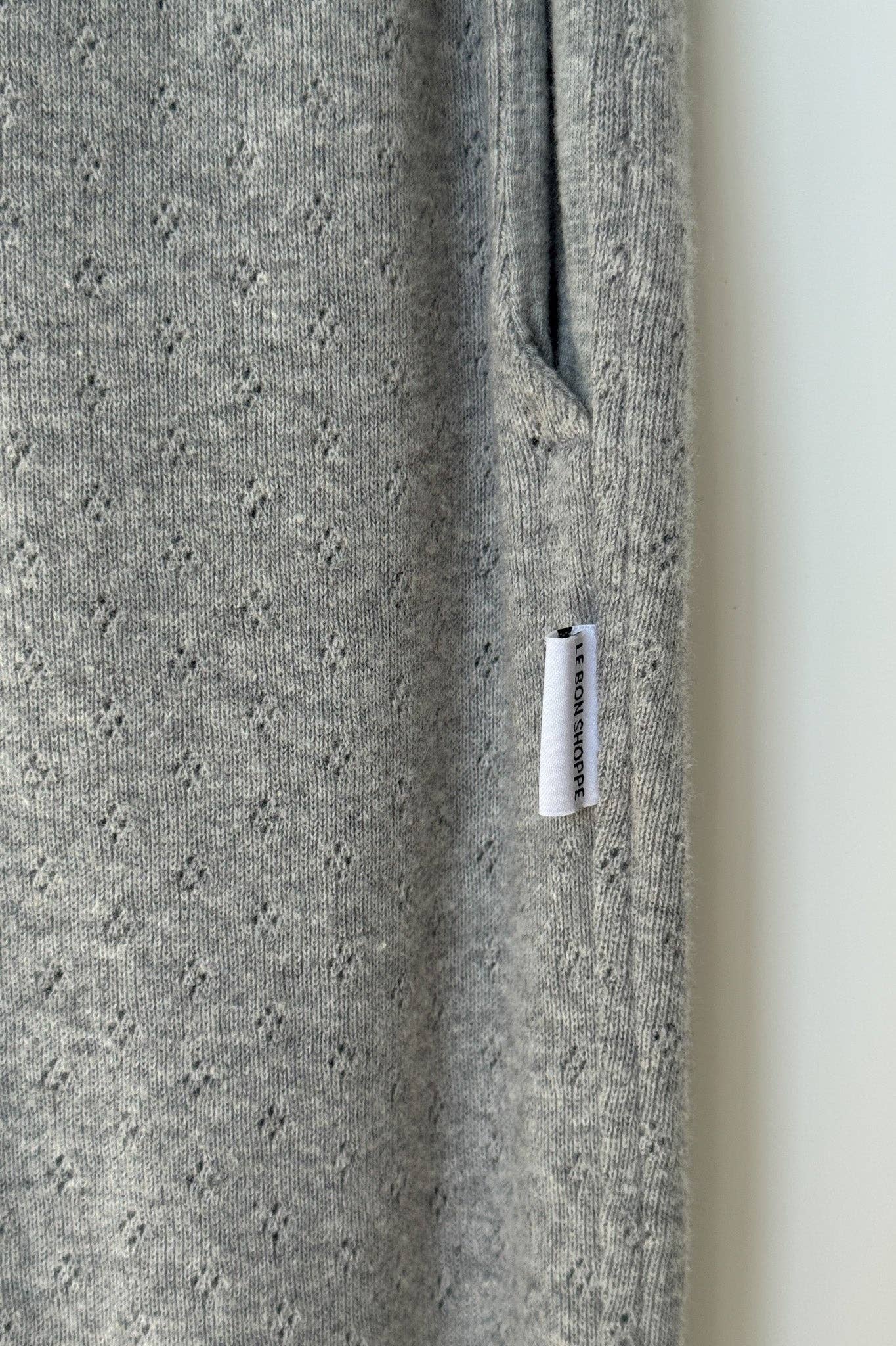 Pointelle Serene Jogger ( 2S-2M-2L): RED APPLE