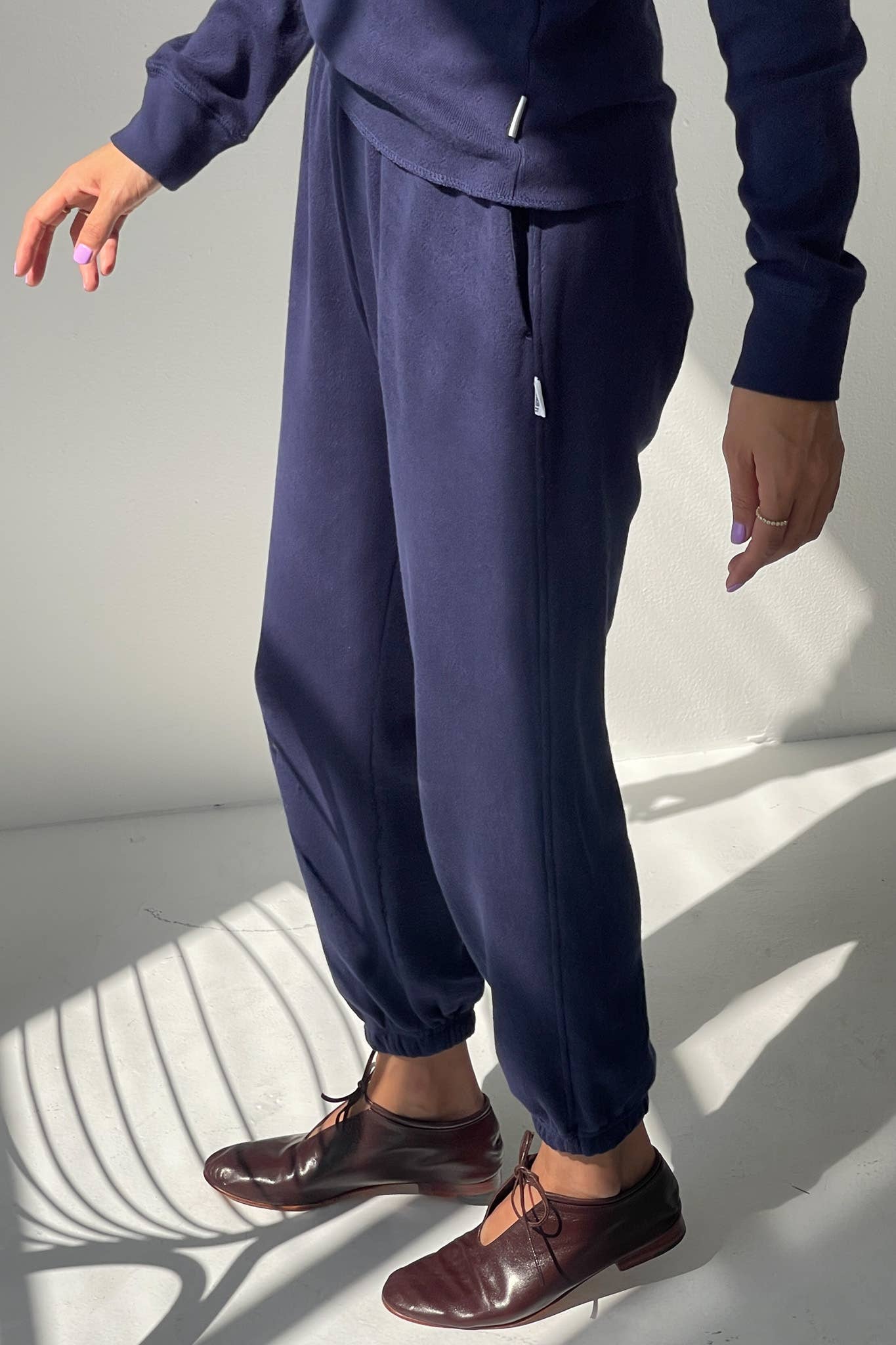 Pointelle Serene Jogger ( 2S-2M-2L): RED APPLE