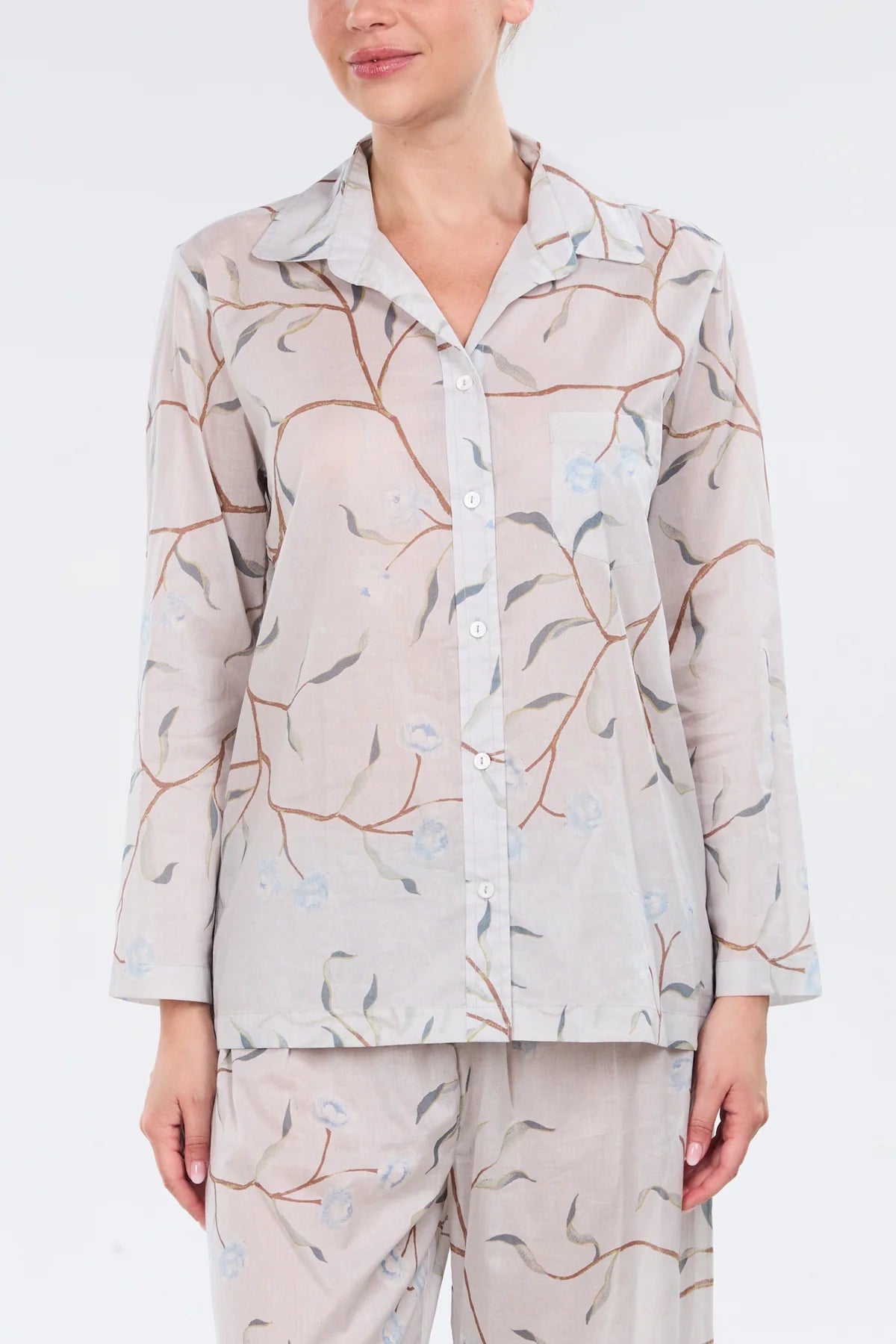 Long Sleeve Pajama Set - Fall Blooms