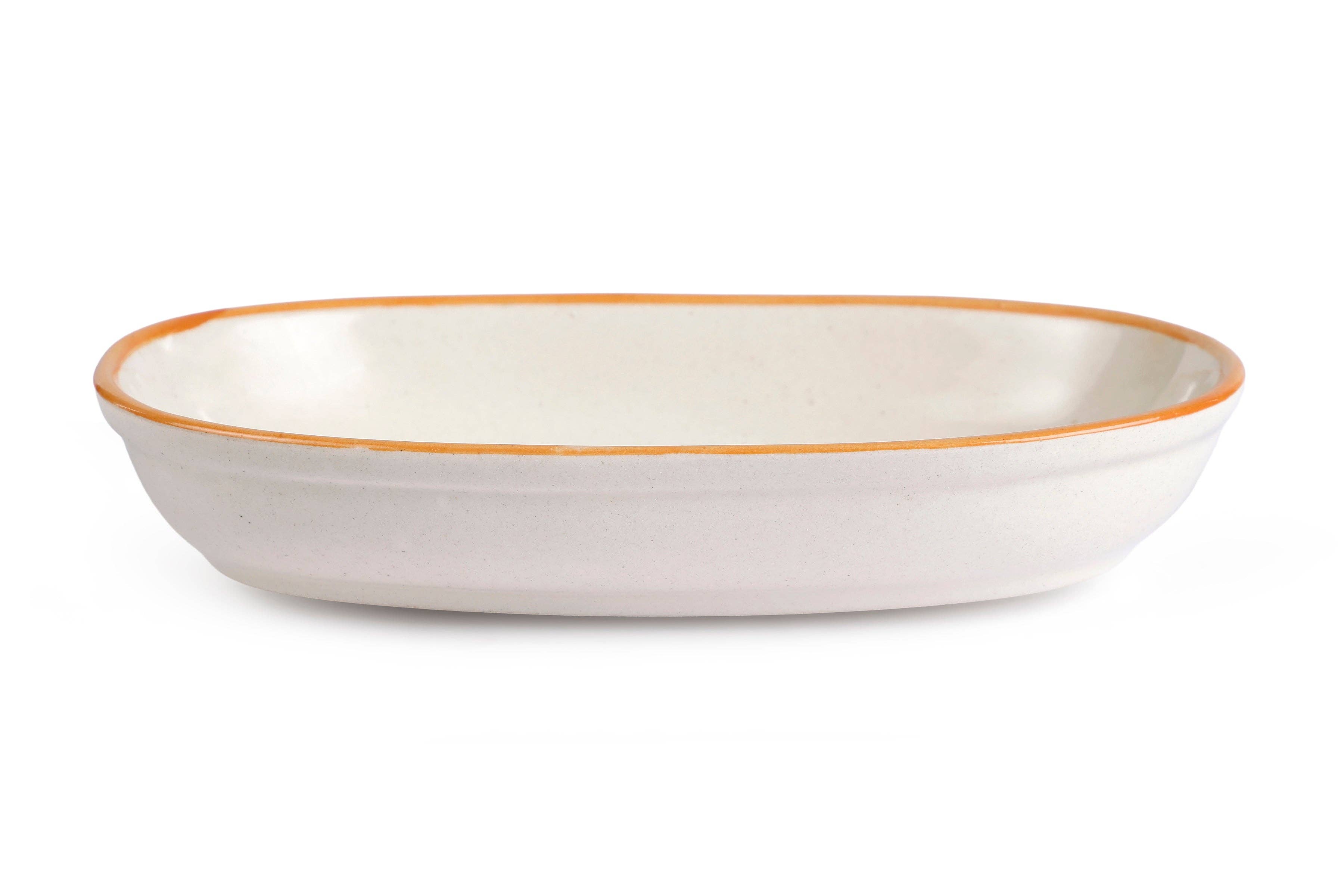 Handmade Ceramic Serving Bowl - Amber