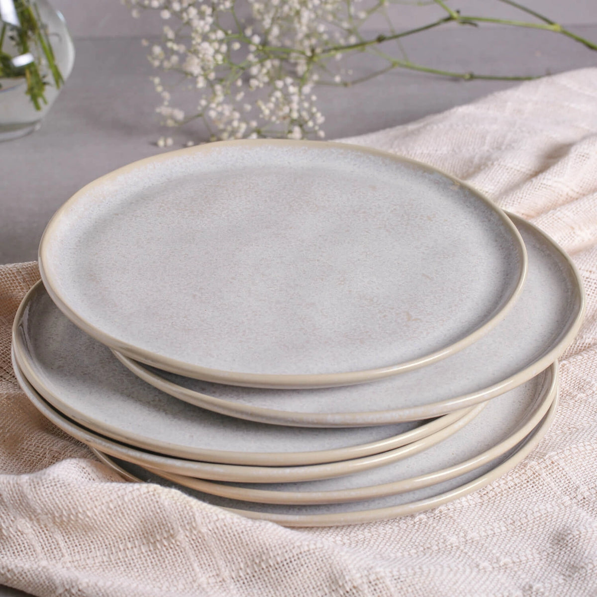 Dinner Plate 10.8" Ceramic, Latte