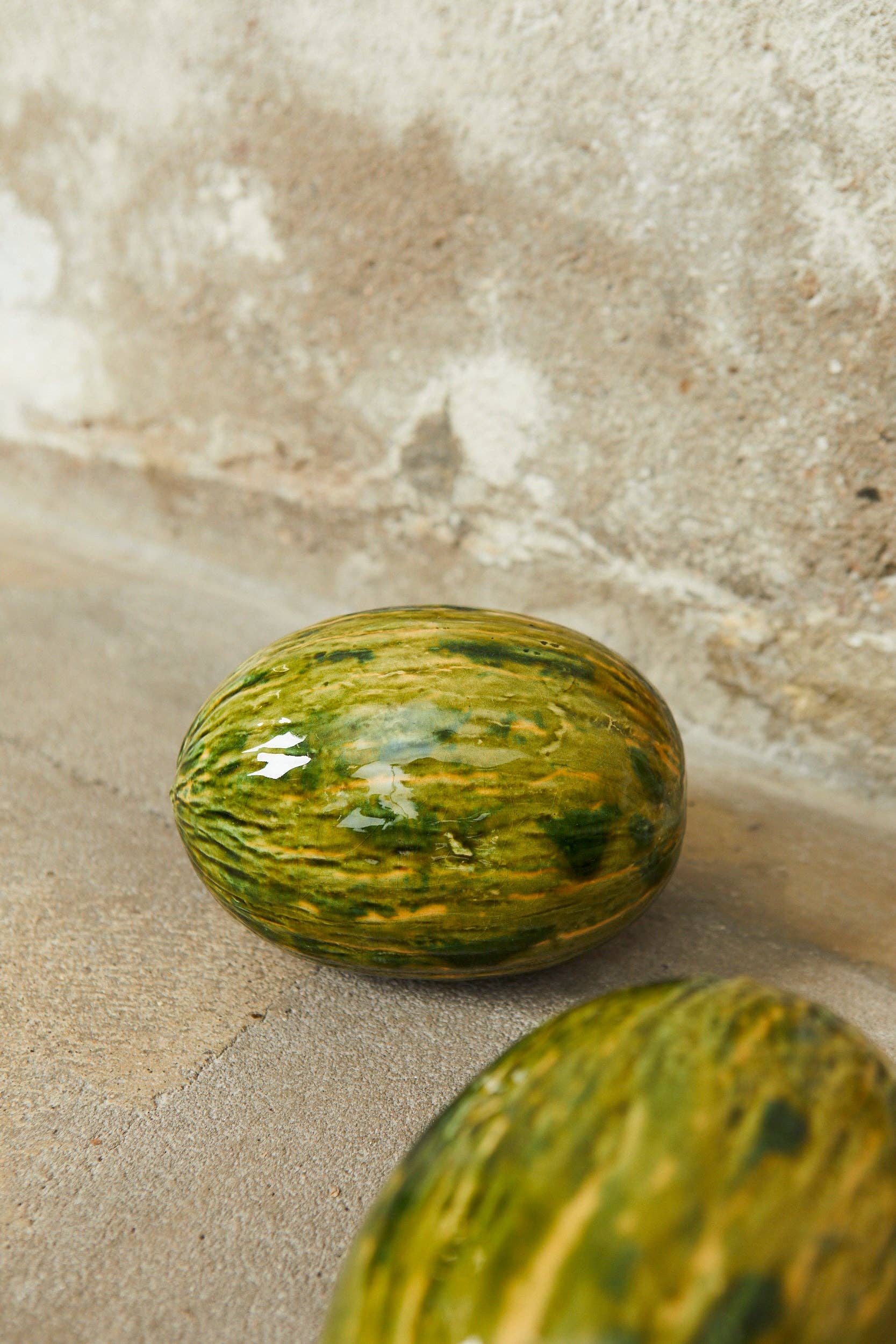 Glazed Ceramic Melon