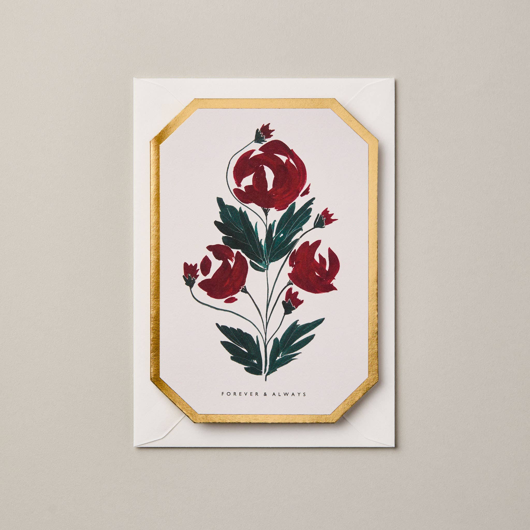 FOREVER AND ALWAYS DIE CUT VALENTINES CARD