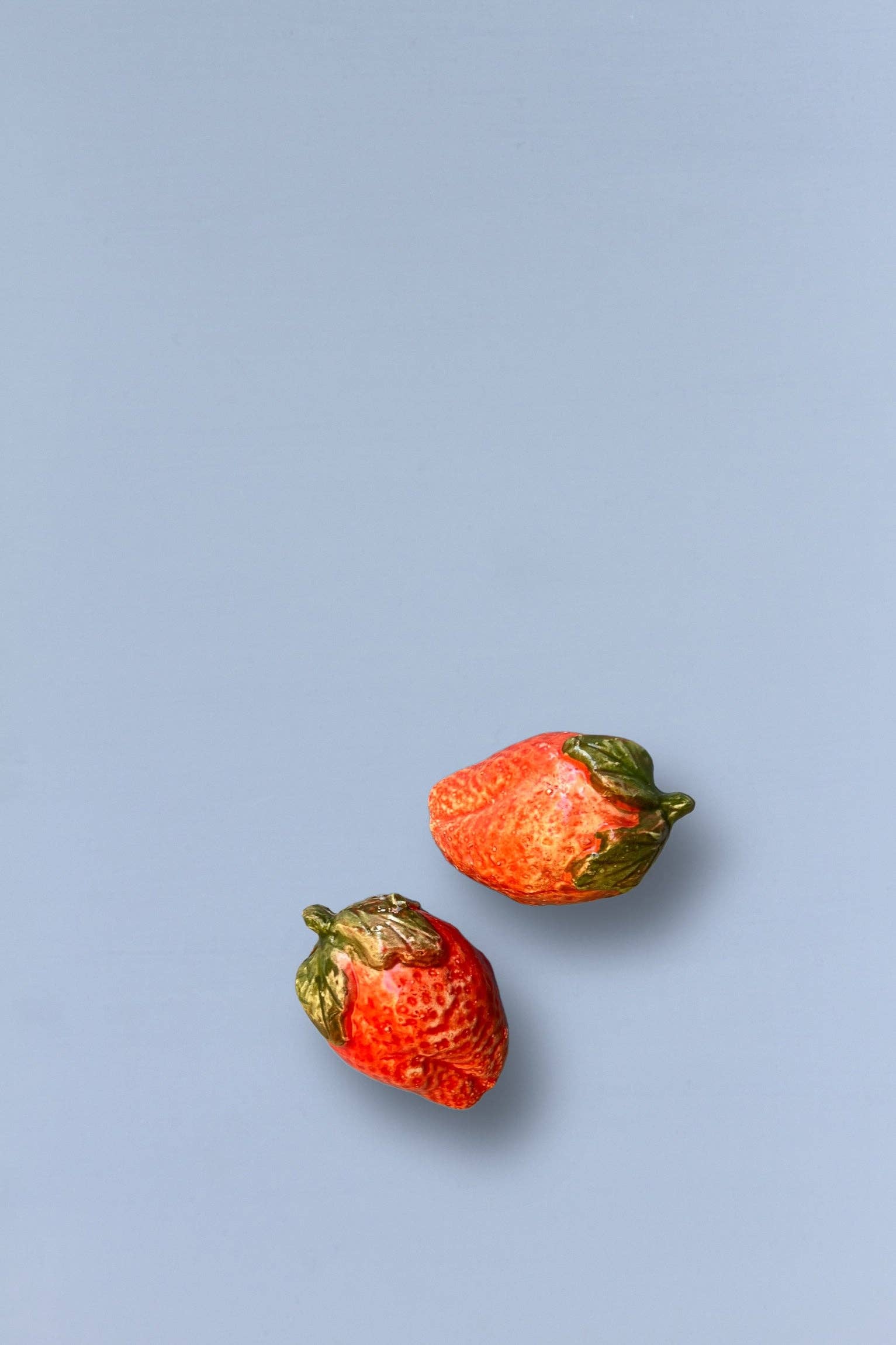 Glazed Ceramic Strawberries