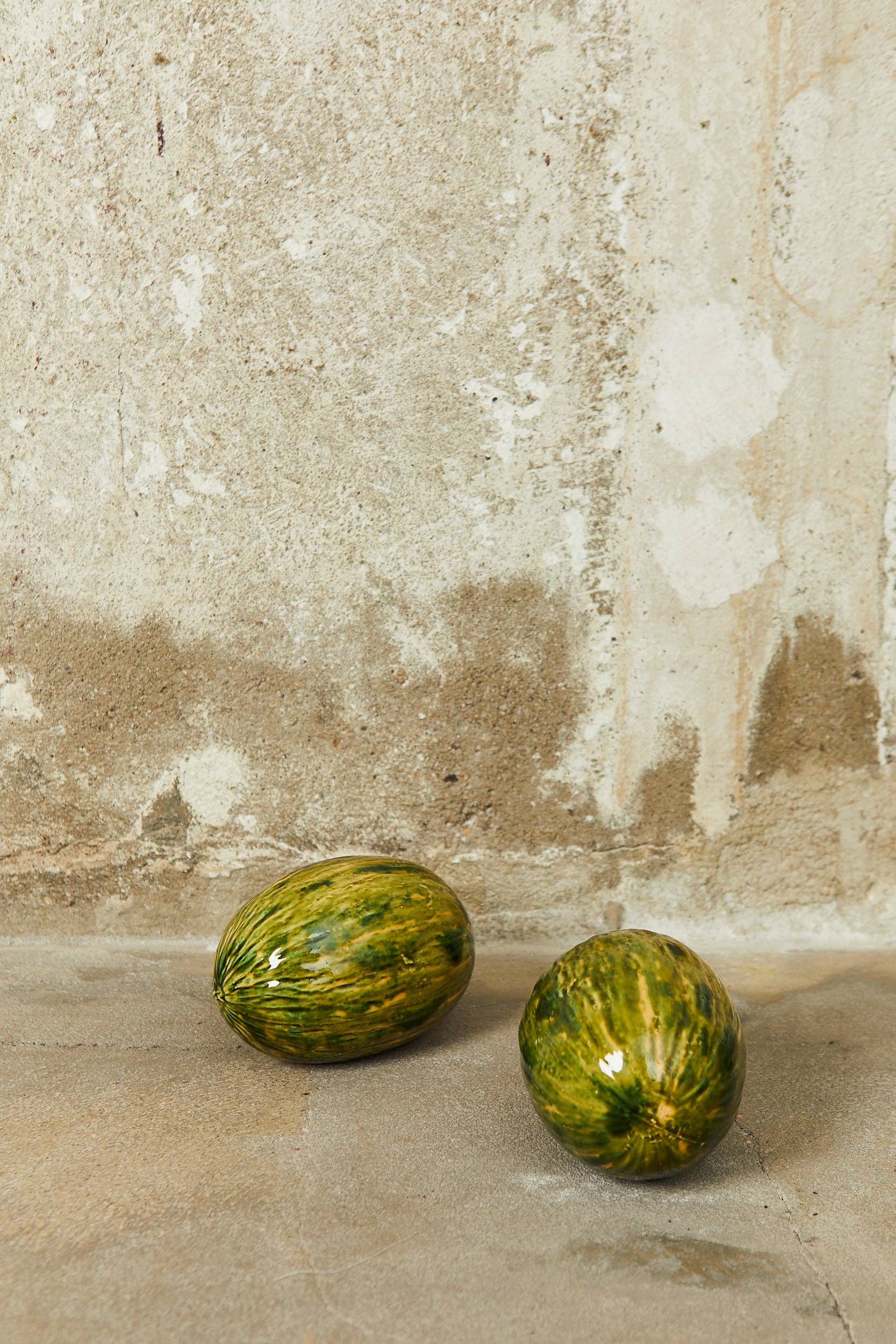 Glazed Ceramic Melon