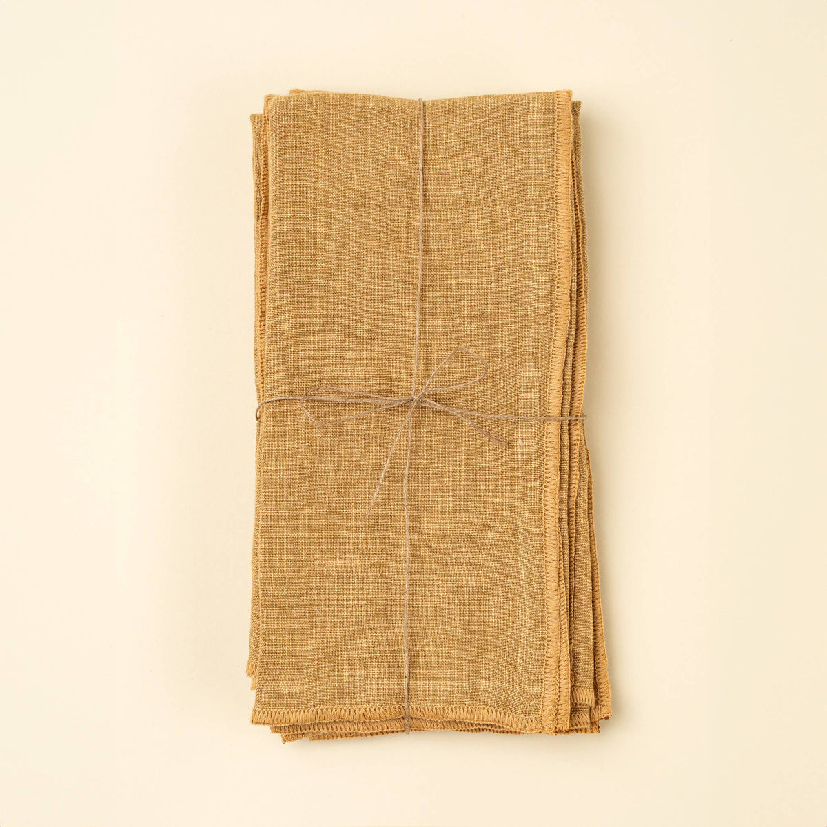 Stonewashed Linen Napkins S/4, Clay