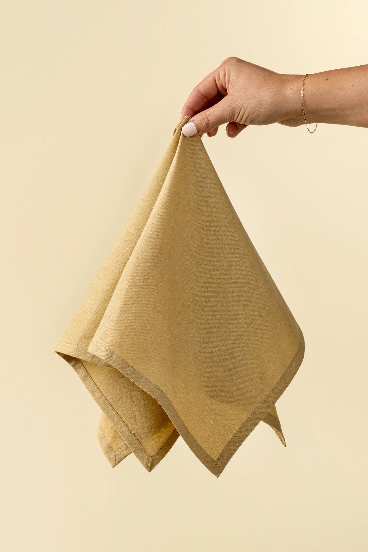 Calla Cotton Napkins S/4, Straw