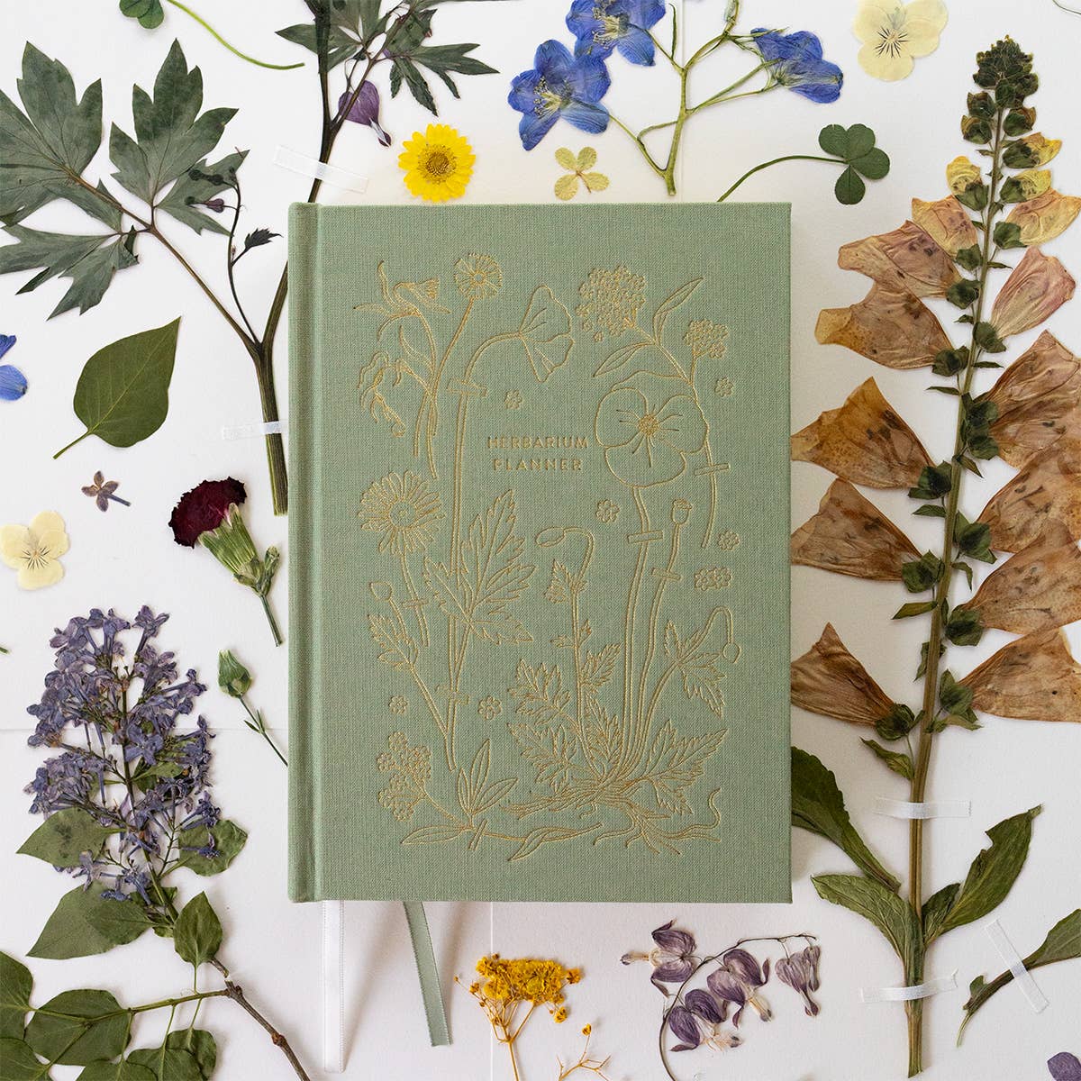HERBARIUM | LINEN-BOUND UNDATED PLANNER