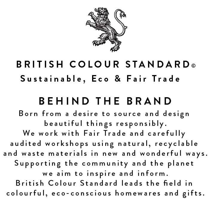 BRITISH COLOUR STANDARD Seagrass Placemat 12.25"  in Olive Green / Natural Set of 4