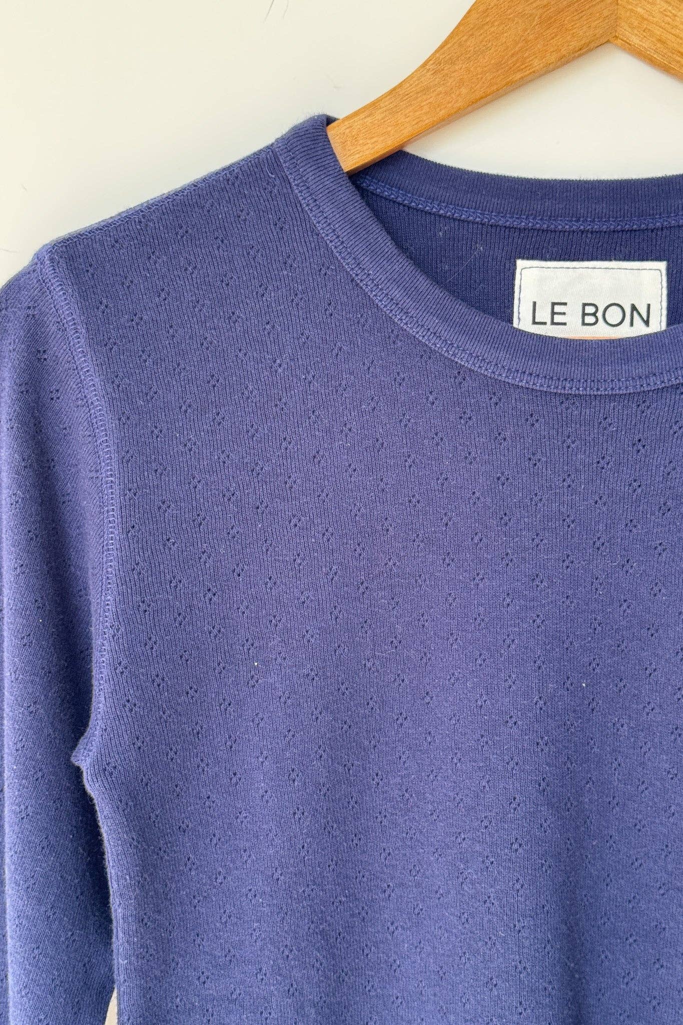 Pointelle Fundamental Tee