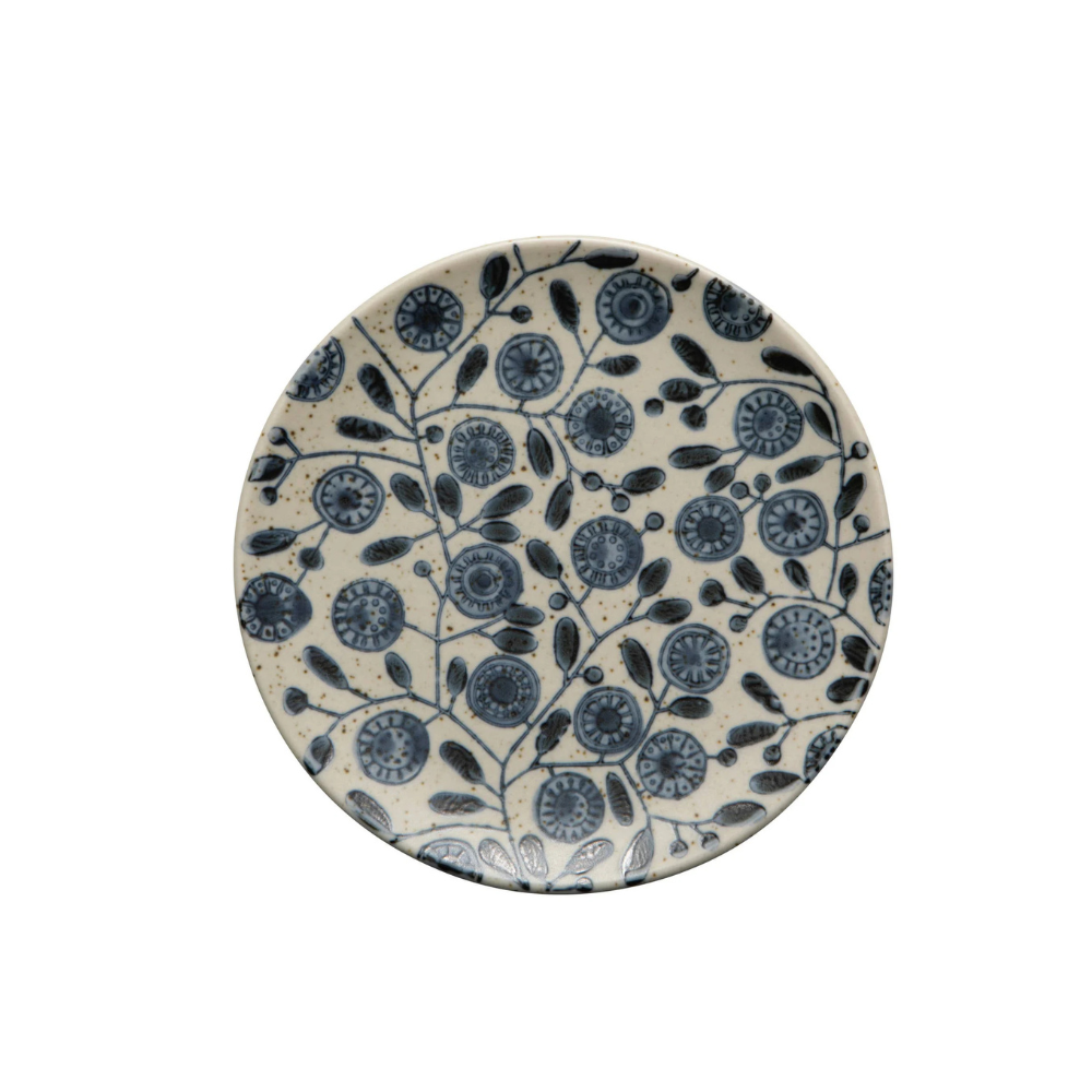 Calendula Stoneware Appetizer Plate
