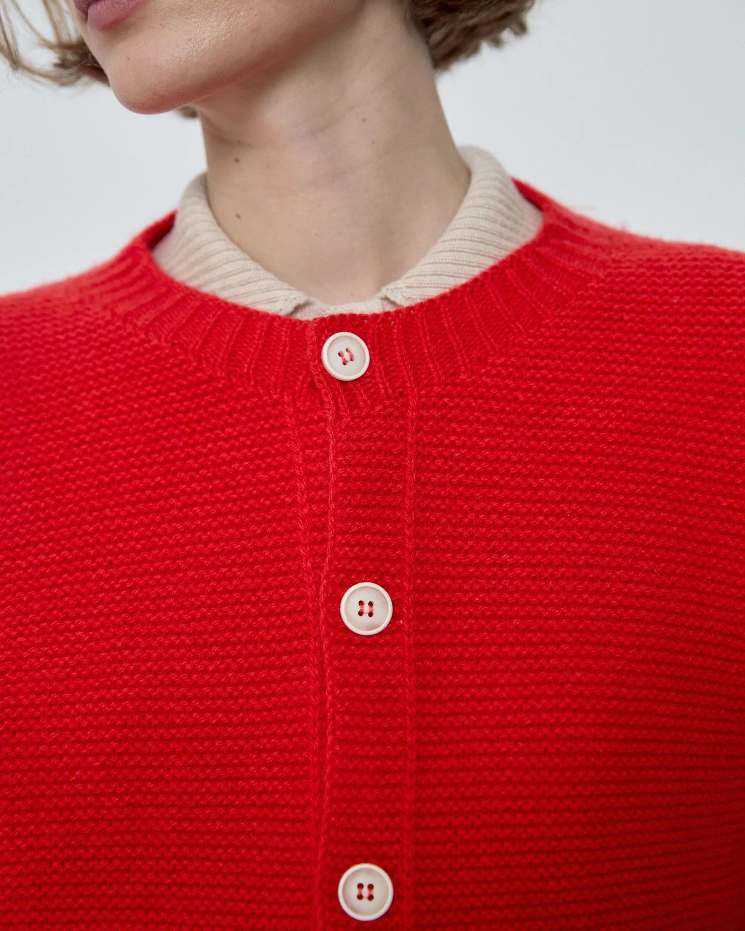 Mila Scarlet Cardigan