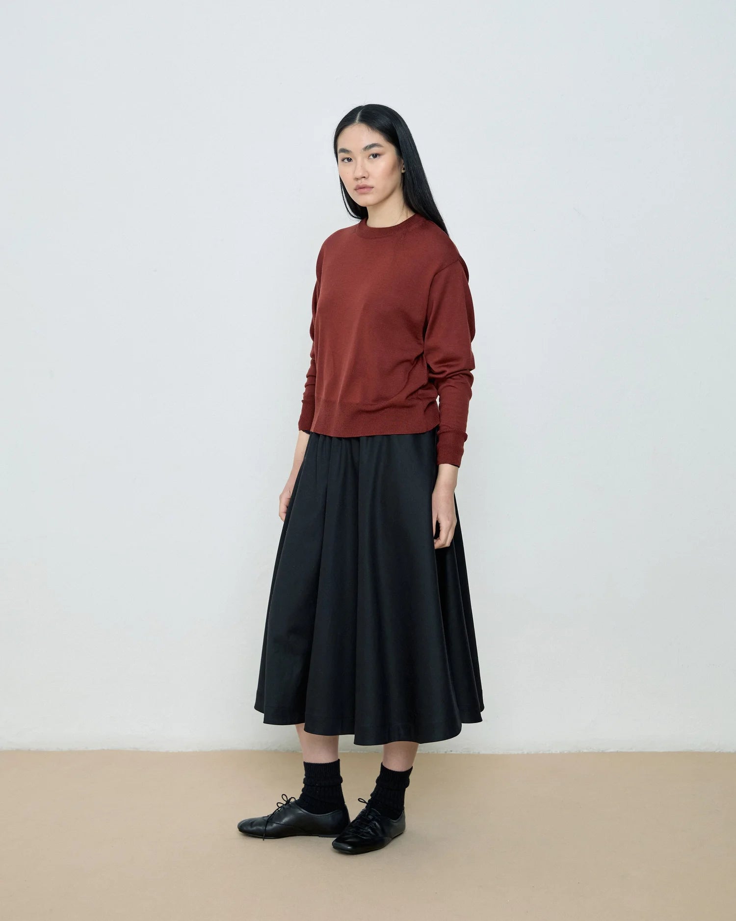 Freya Brick Sweater