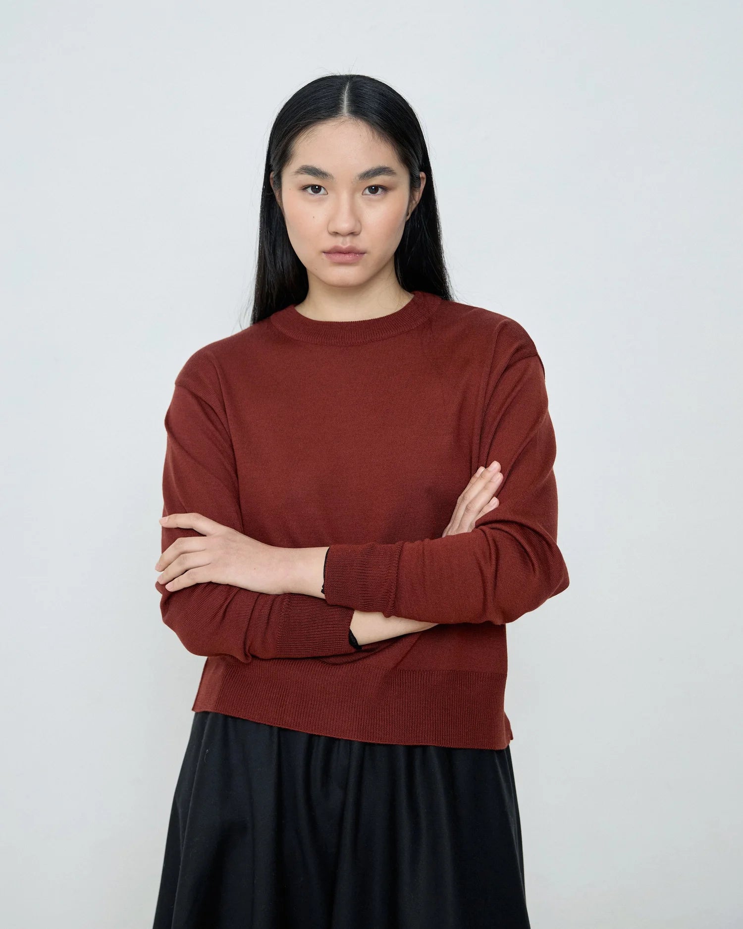 Freya Brick Sweater