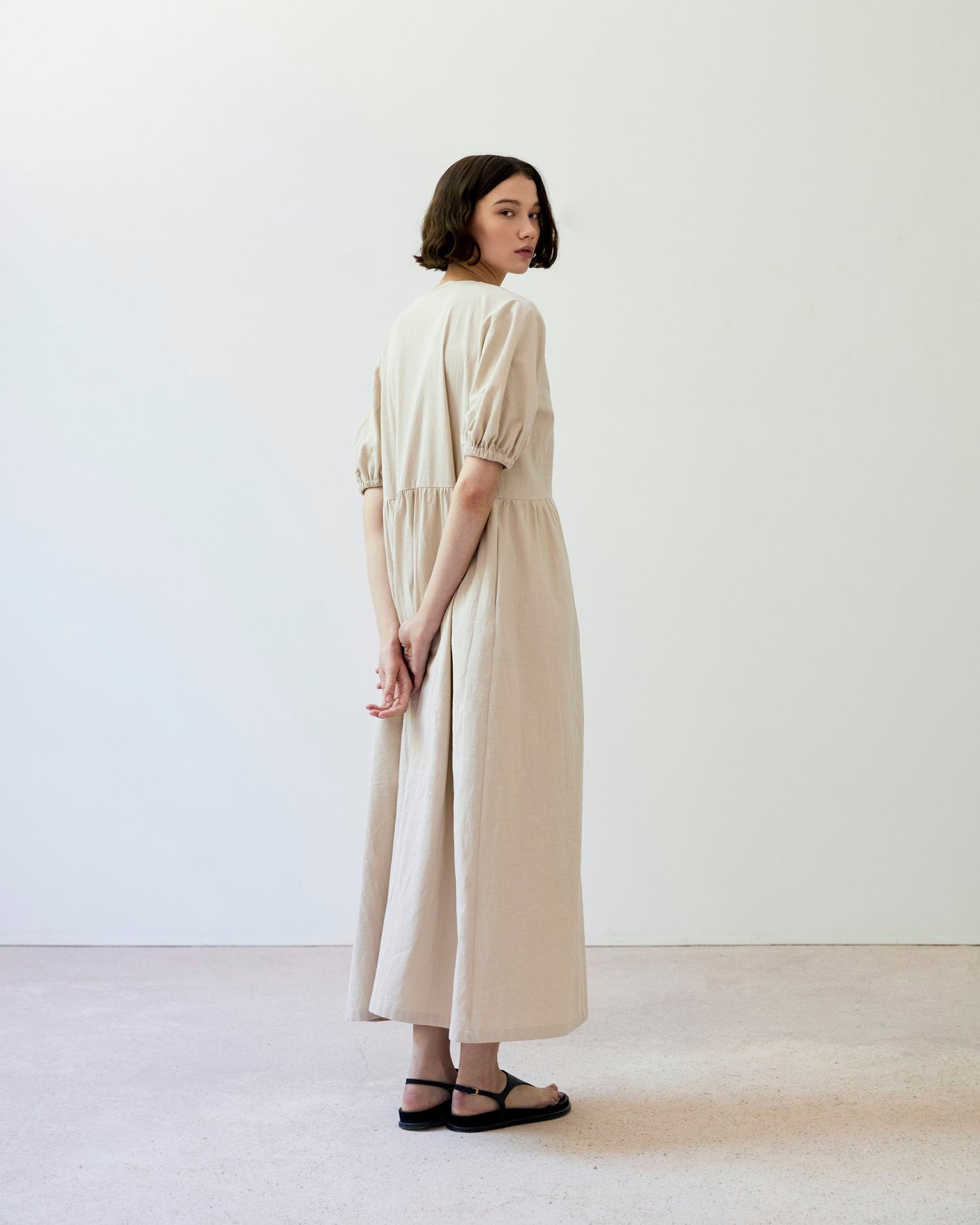 Blake Cotton Dress Sand