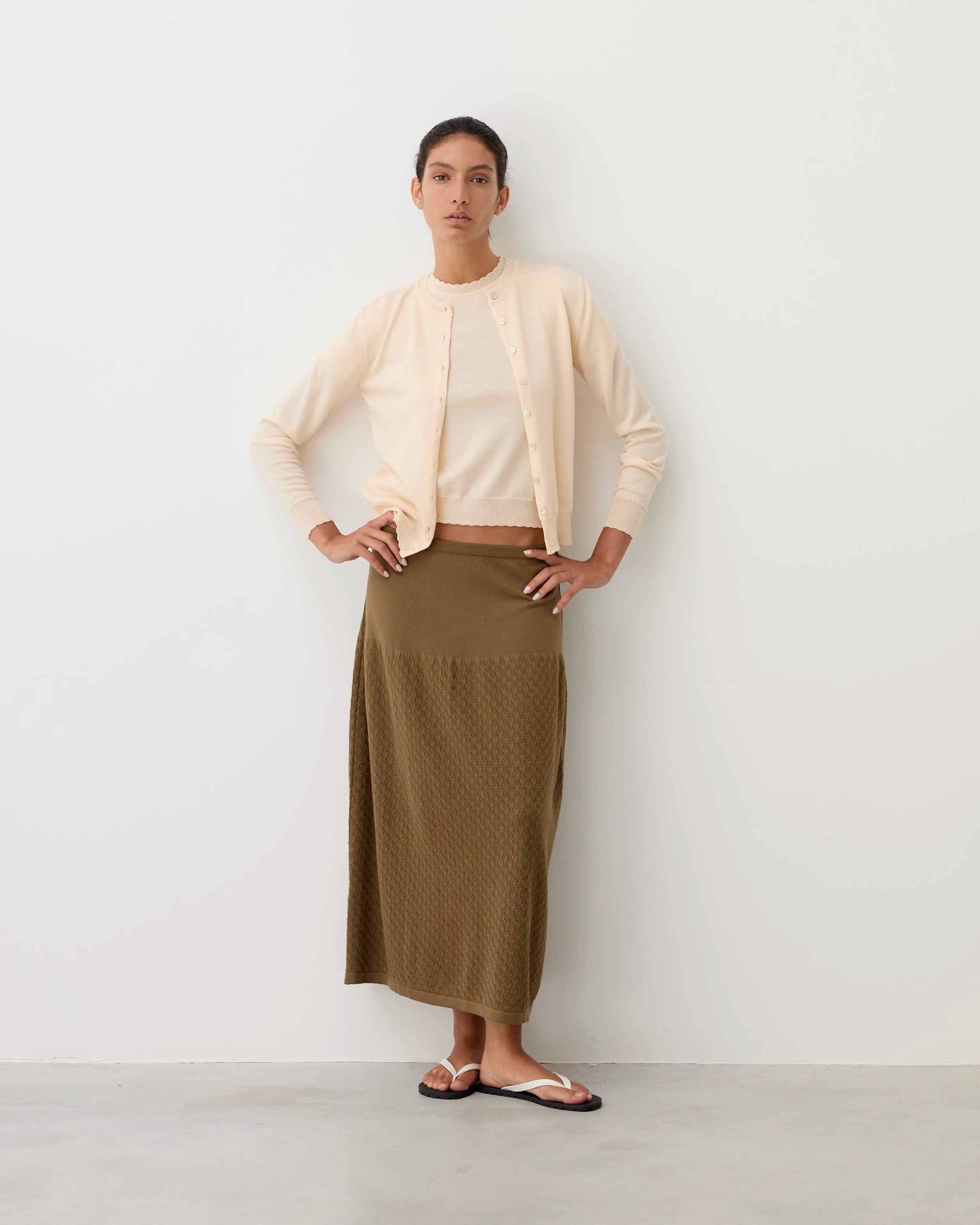 Ada Peach Cardigan