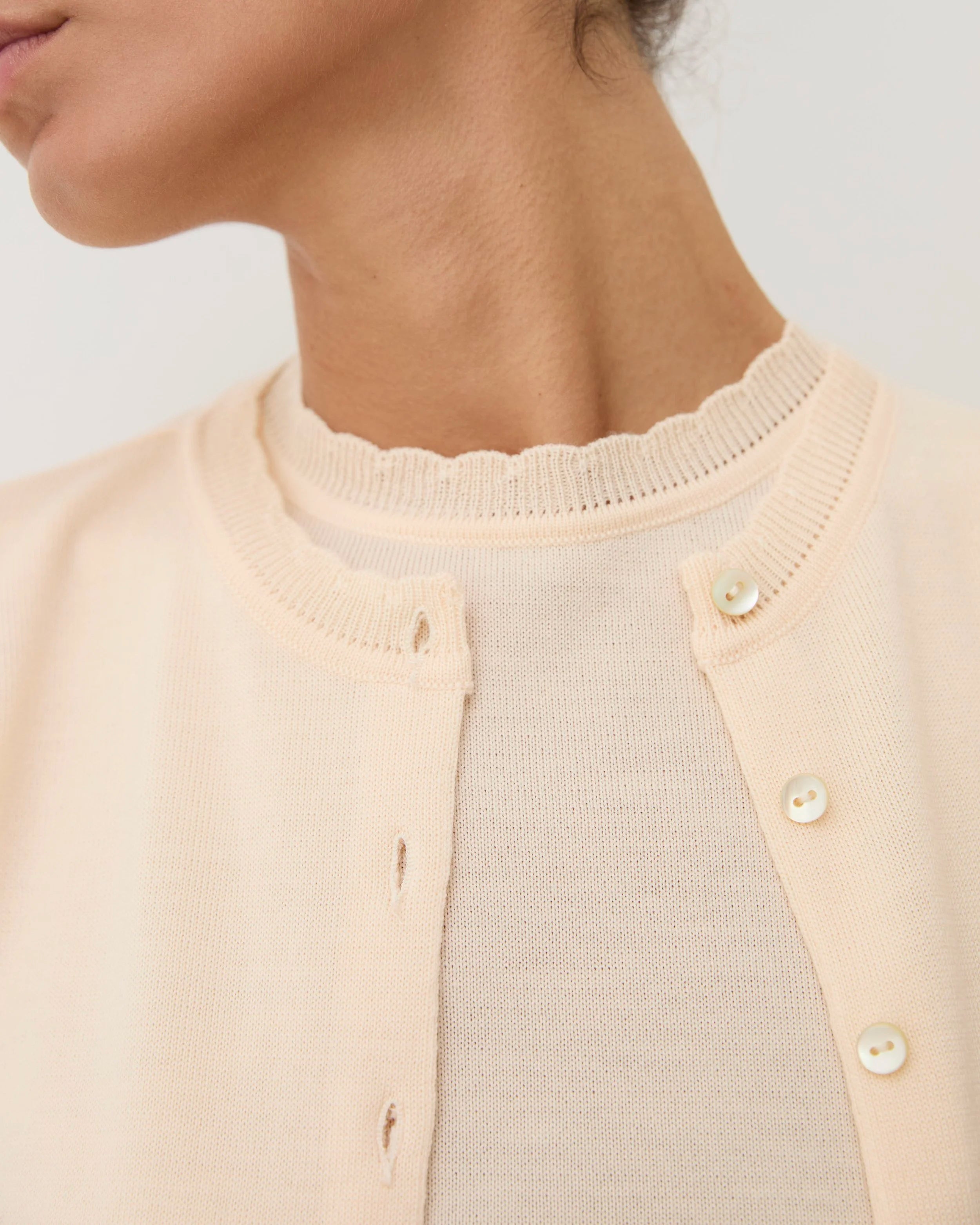 Ada Peach Cardigan