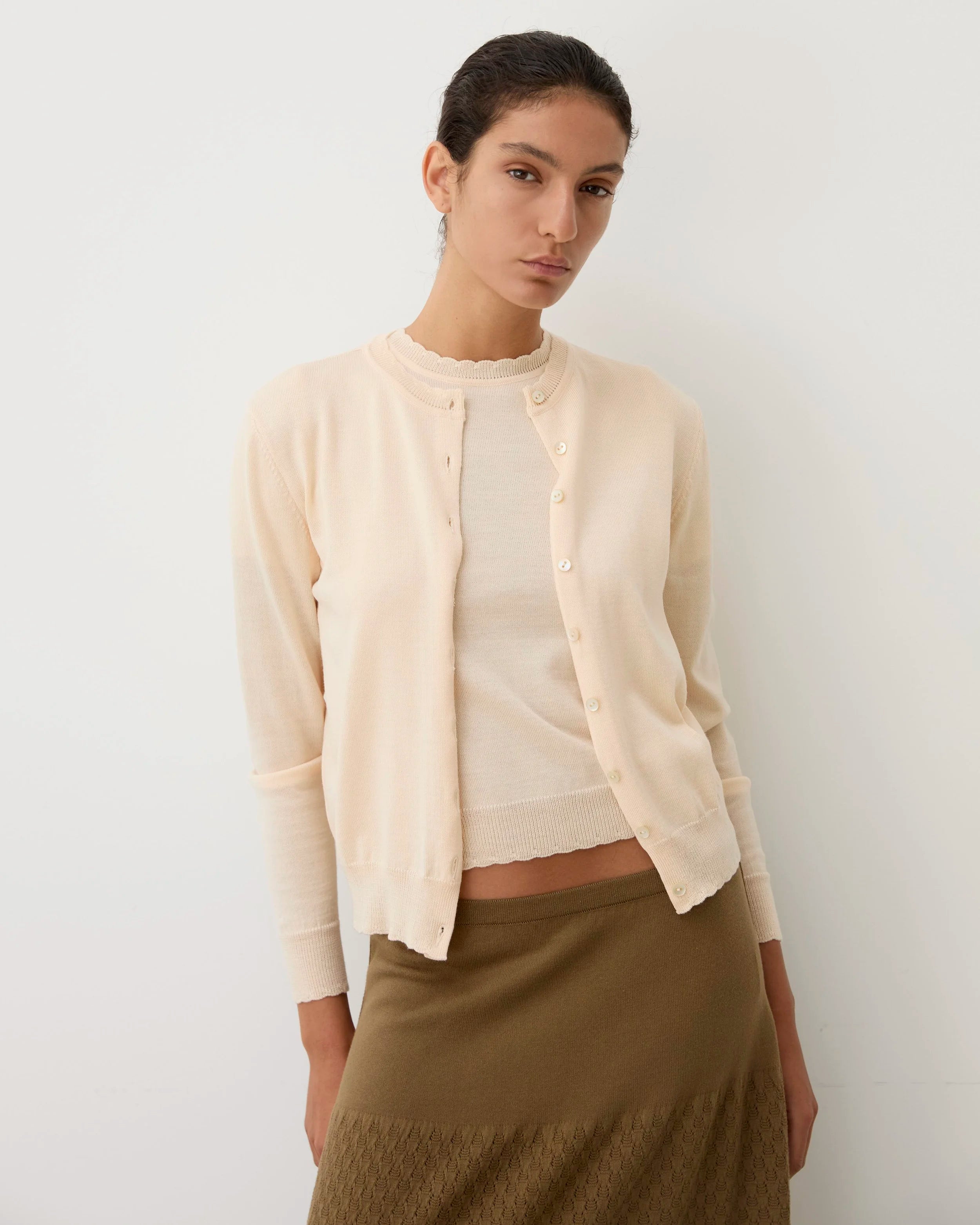 Ada Peach Cardigan