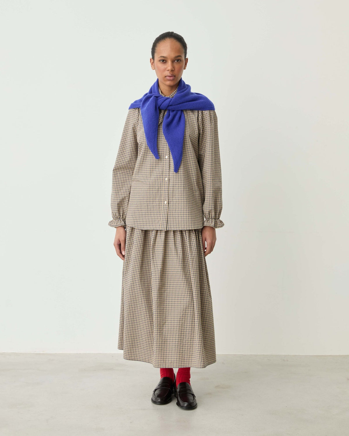 Grana Klein Blue Scarf