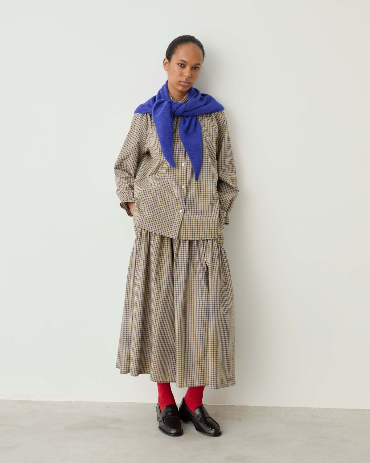 Grana Klein Blue Scarf