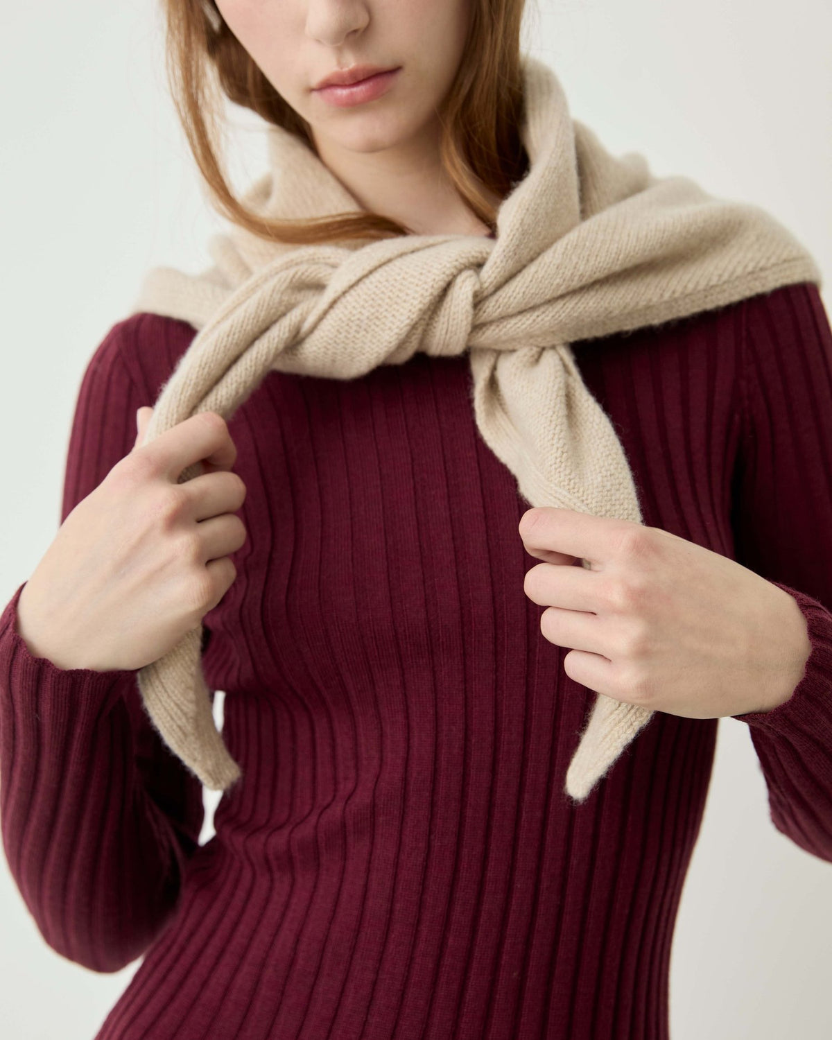 Grana Oatmeal Scarf