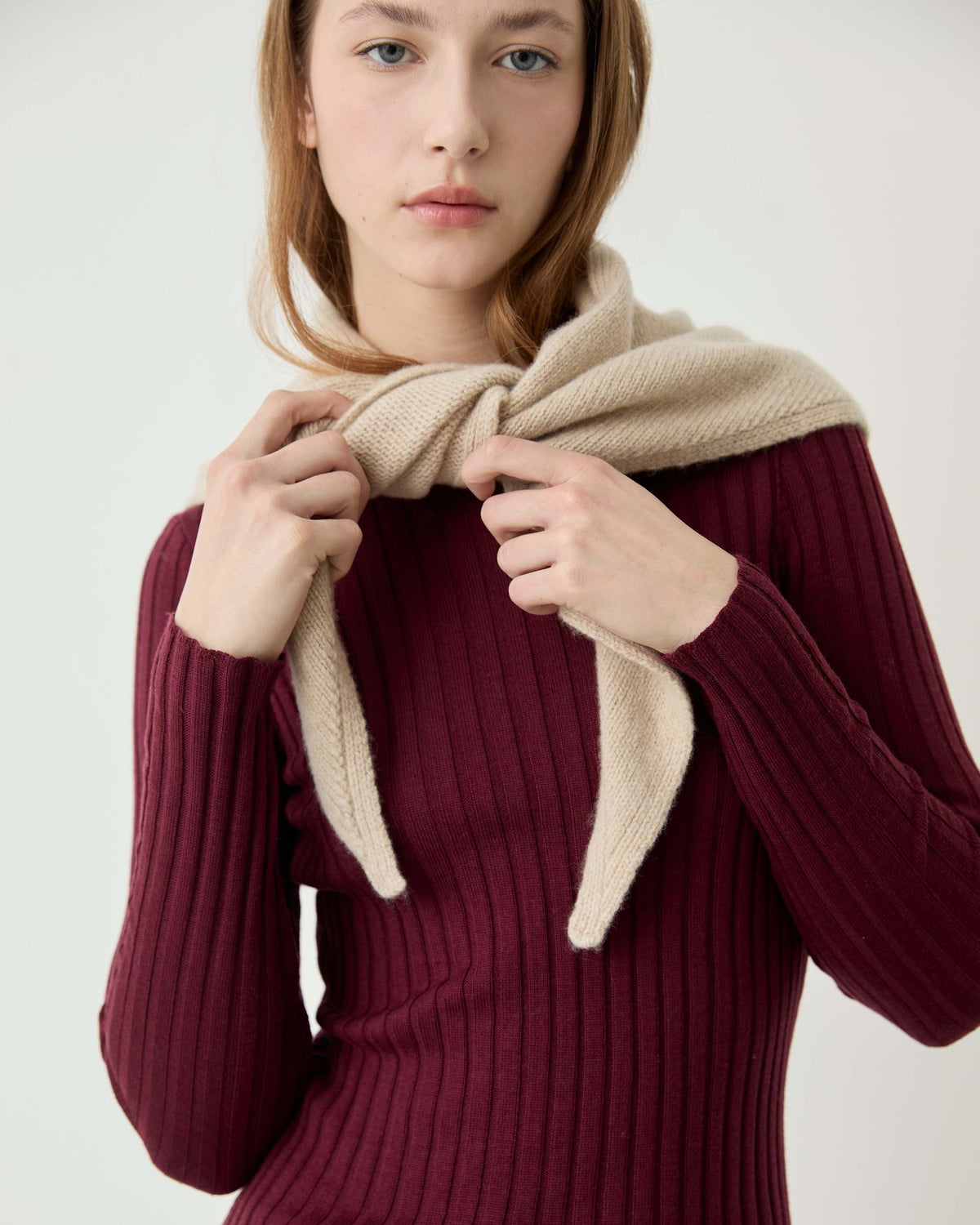 Grana Oatmeal Scarf