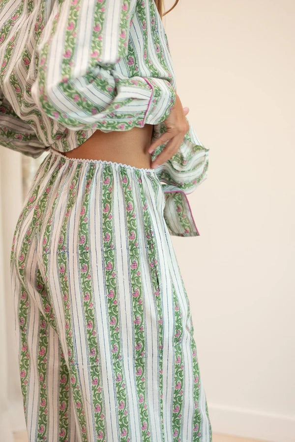 Francine Pant | Sweet Pea Stripe