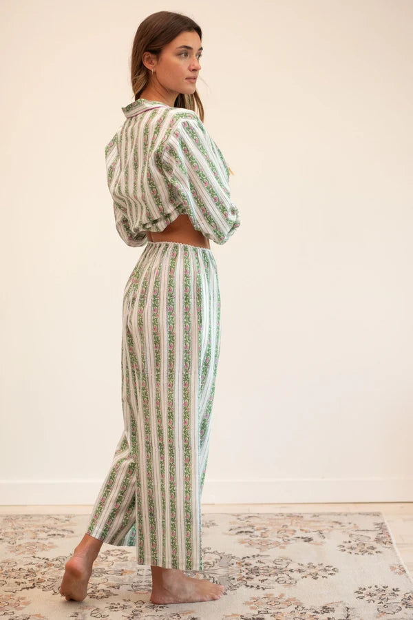 Francine Pant | Sweet Pea Stripe