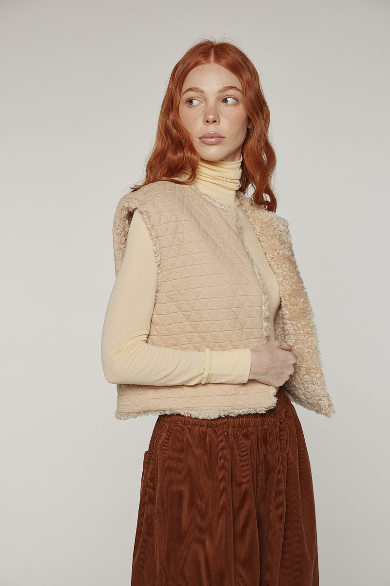Reversible Fur Vest