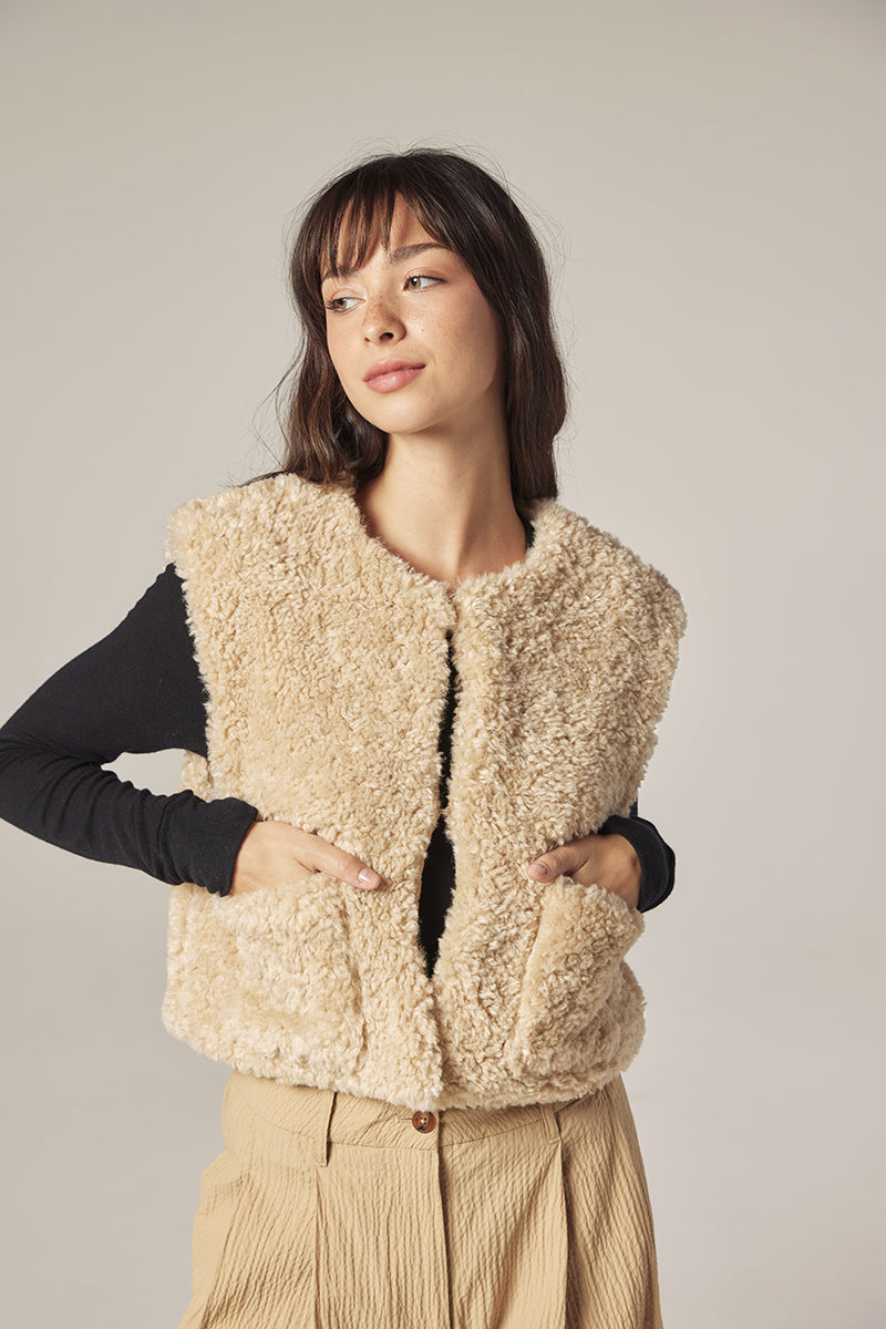 Reversible Fur Vest